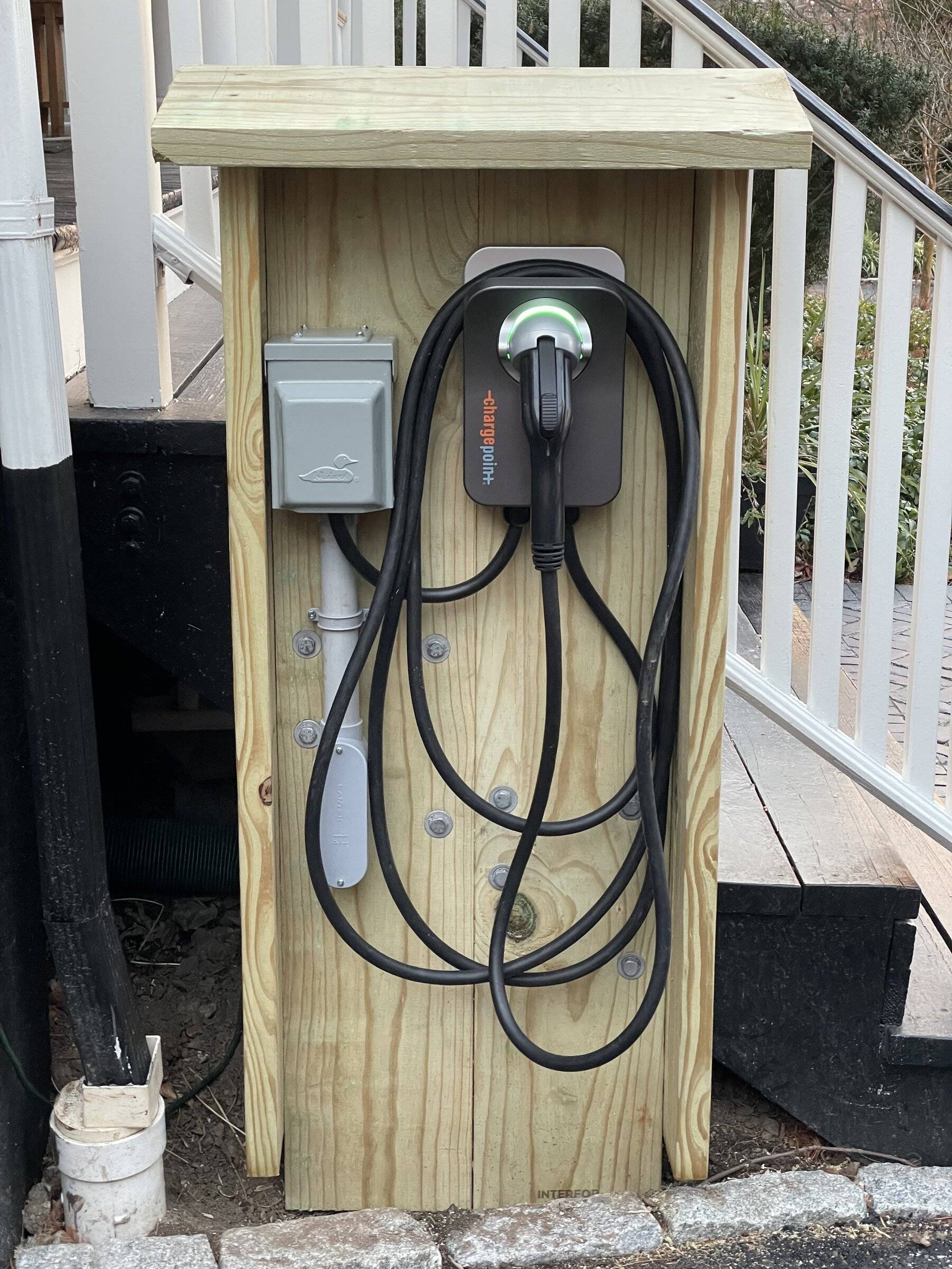 Ford Mustang Mach-E Installing a Home Charging Solution in a Carport DF6A04C1-44FE-4C25-9E80-3FB2F017F0AF