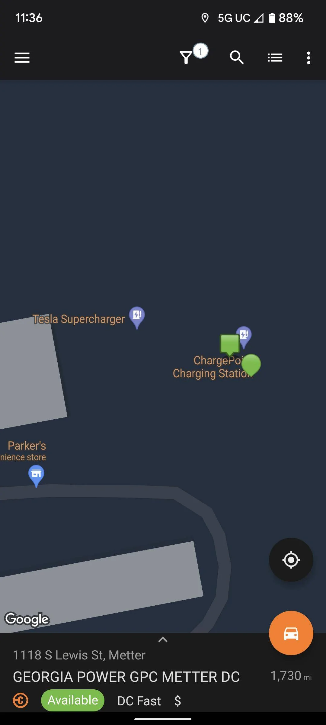 Ford Mustang Mach-E ChargePoint crowding? Screenshot_20220406-113643