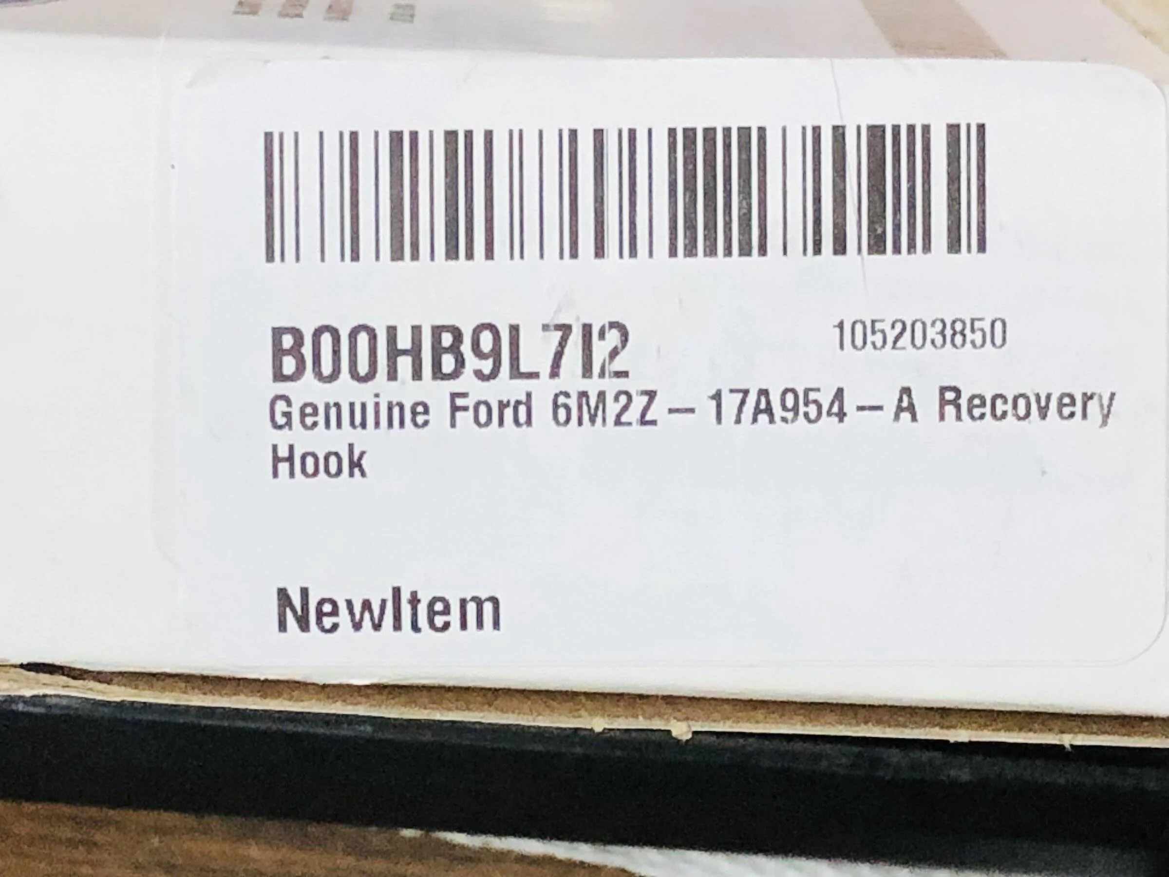 Ford Mustang Mach-E Factory Tow Hook D8EF38BA-83D9-4864-B705-4DA1B688A33F