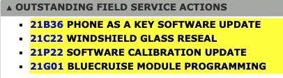 Ford Mustang Mach-E Optional Product Improvement Program 21G01 - BlueCruise Programming Screen Shot 2022-04-07 at 9.05.31 AM