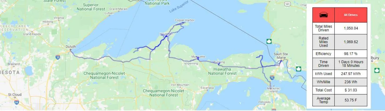 Ford Mustang Mach-E Road Trip Report (Infrastructure in the UP (Oct. 2020)) 1602540196580
