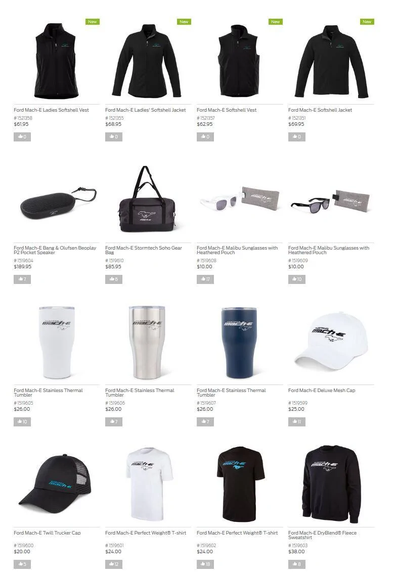Ford Mustang Mach-E Mach-E Merchandise / Apparel? 1603032497860