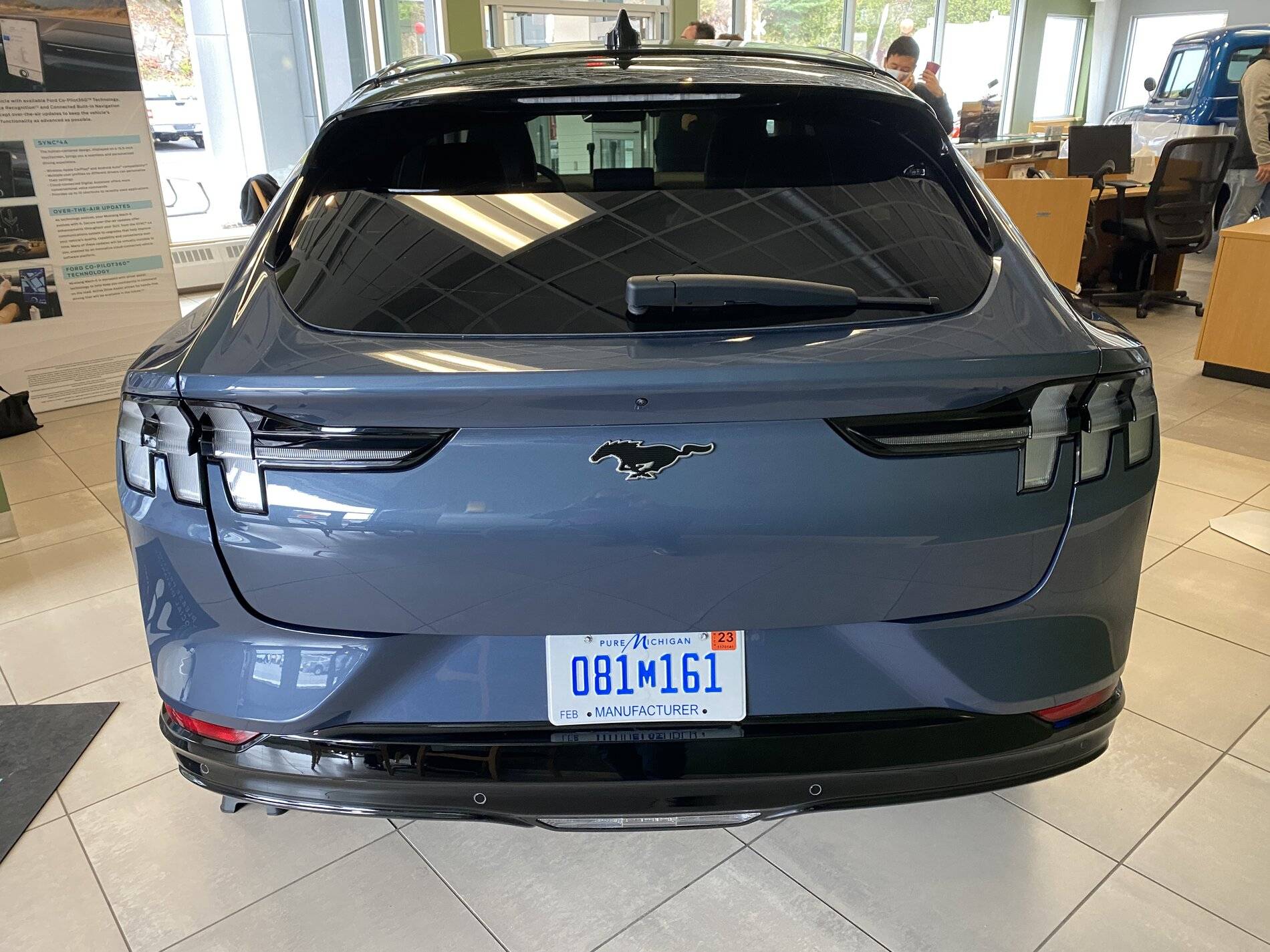 Ford Mustang Mach-E INFINITE BLUE METALLIC Mach-E Photos Infinite Blue Mach-E 3