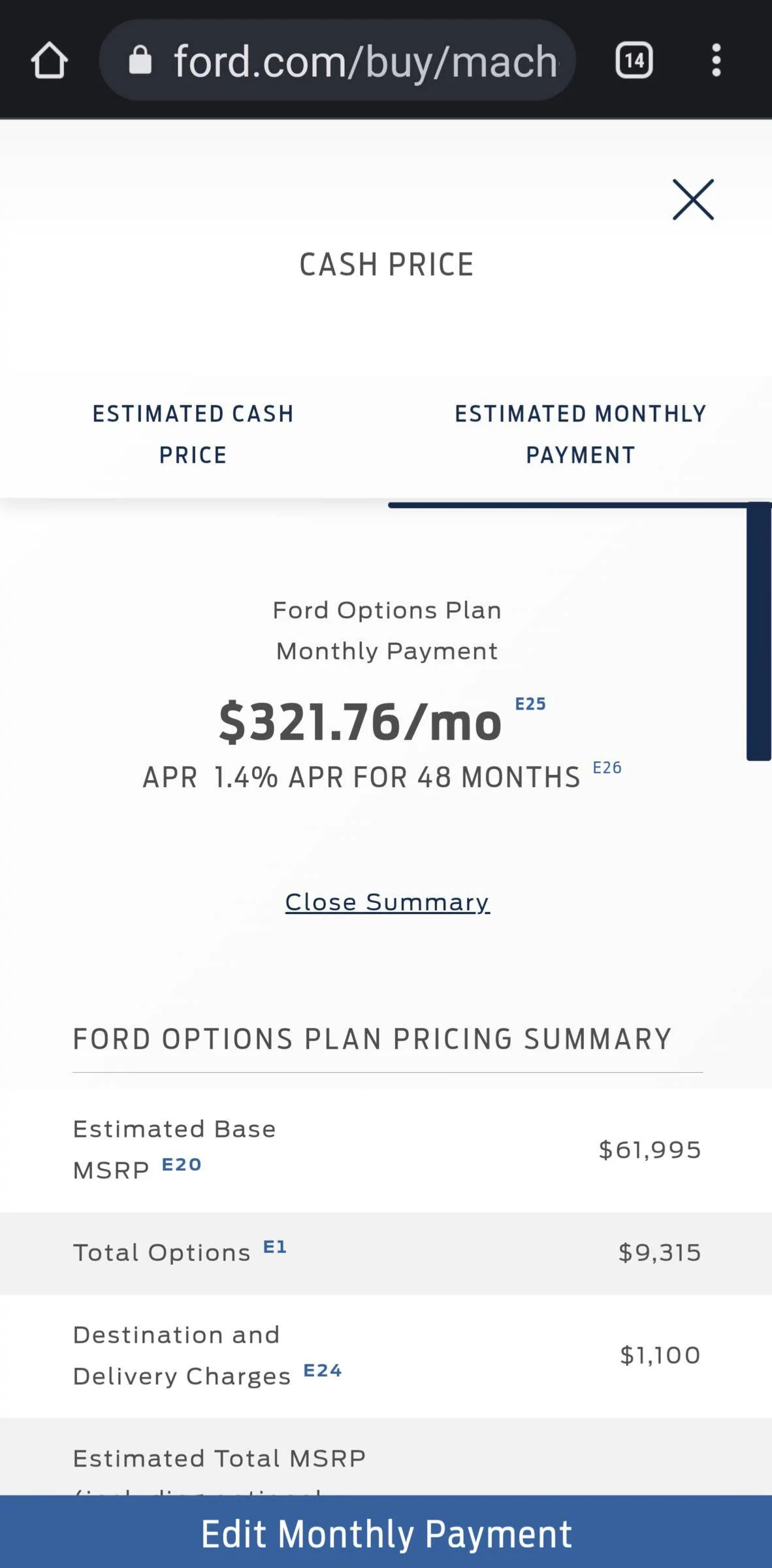 Ford Mustang Mach-E Dealer says that my Mach E Screenshot_20220407-205400