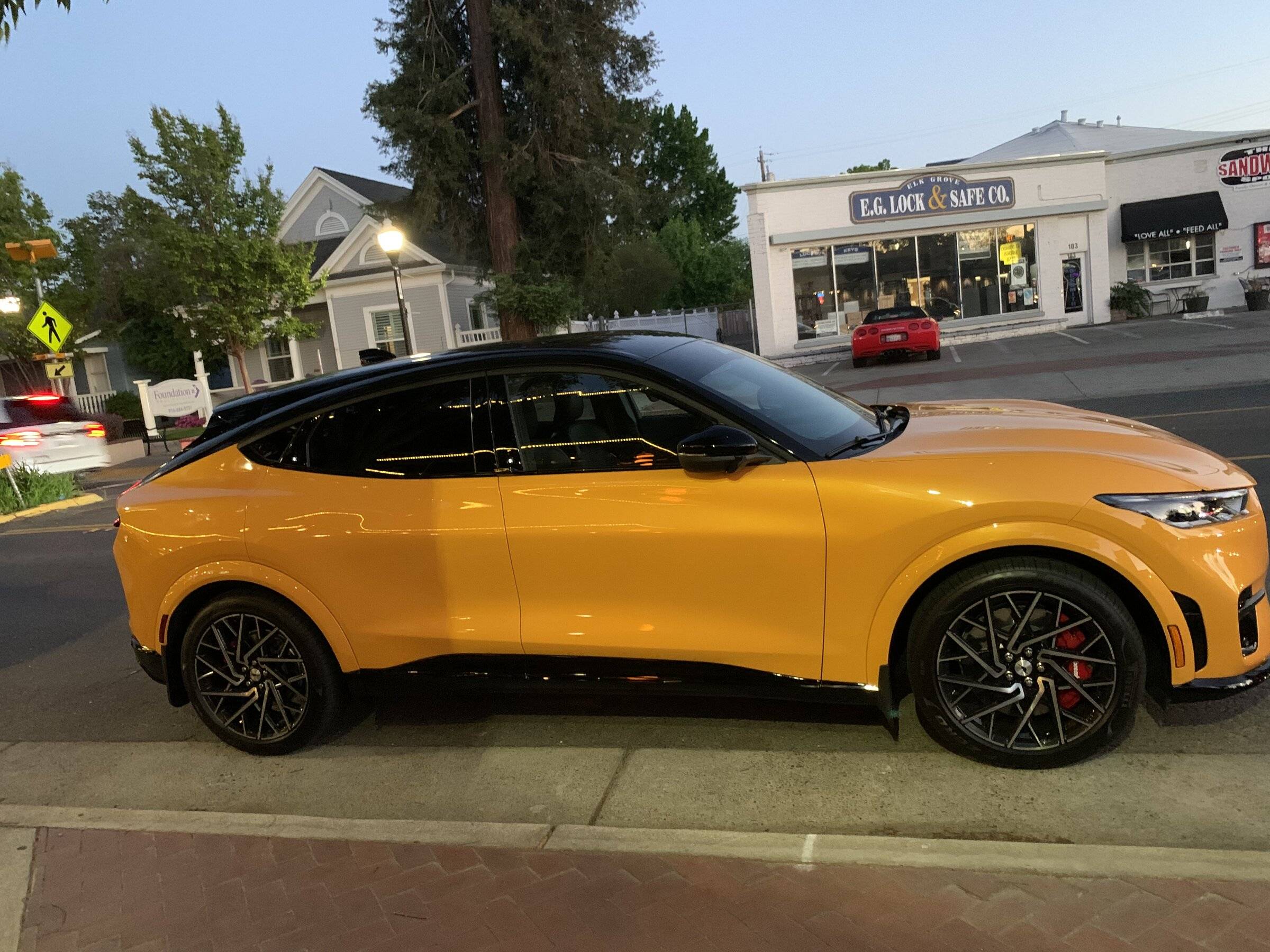 Ford Mustang Mach-E Cyber Orange w/ PPF & Hatch Wrapped Gloss Black 5DE1B3B2-82C5-4F49-85E8-261BC7128E0A