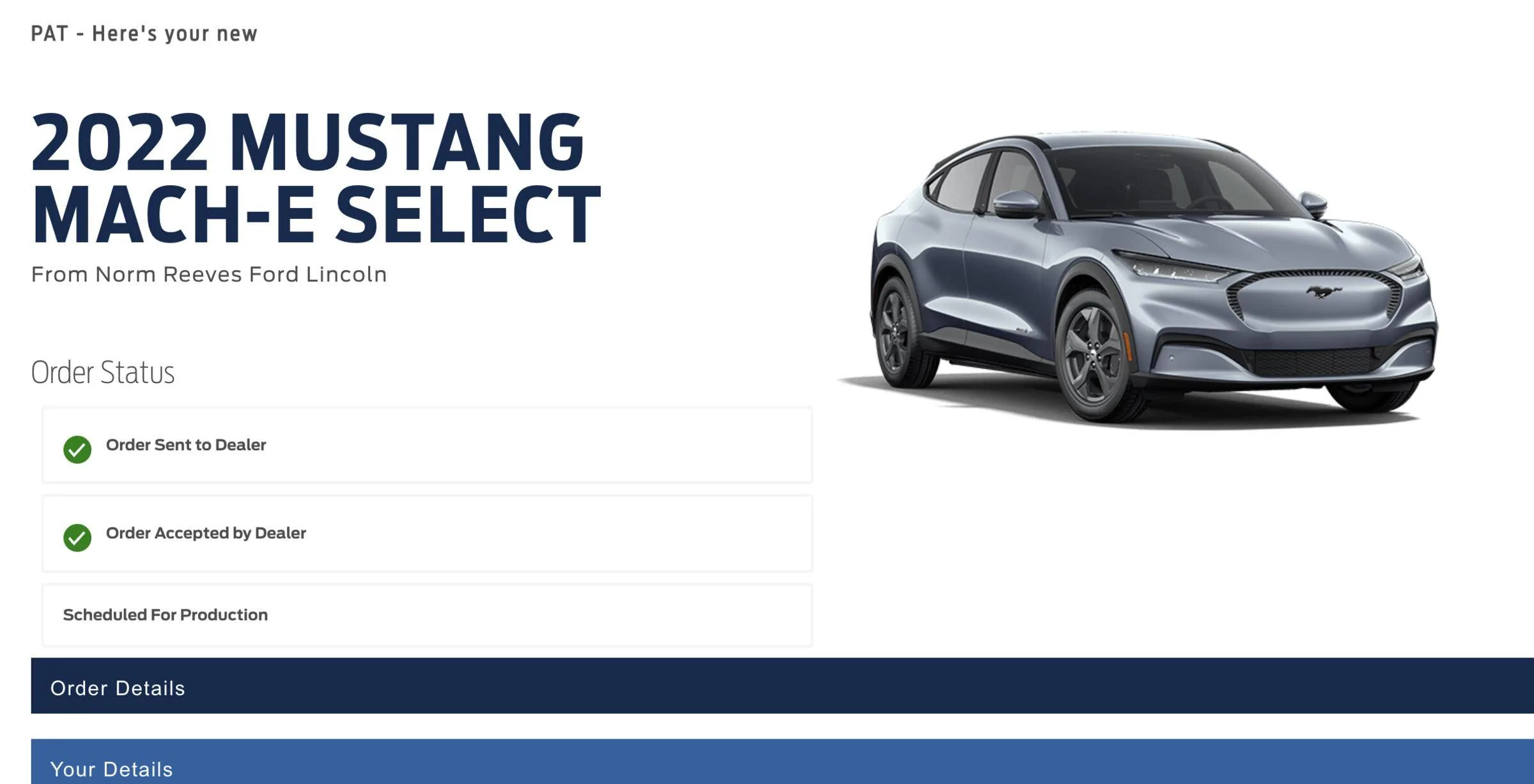 Ford Mustang Mach-E Ordering Process Screen Shot 2022-04-11 at 6.59.41 AM