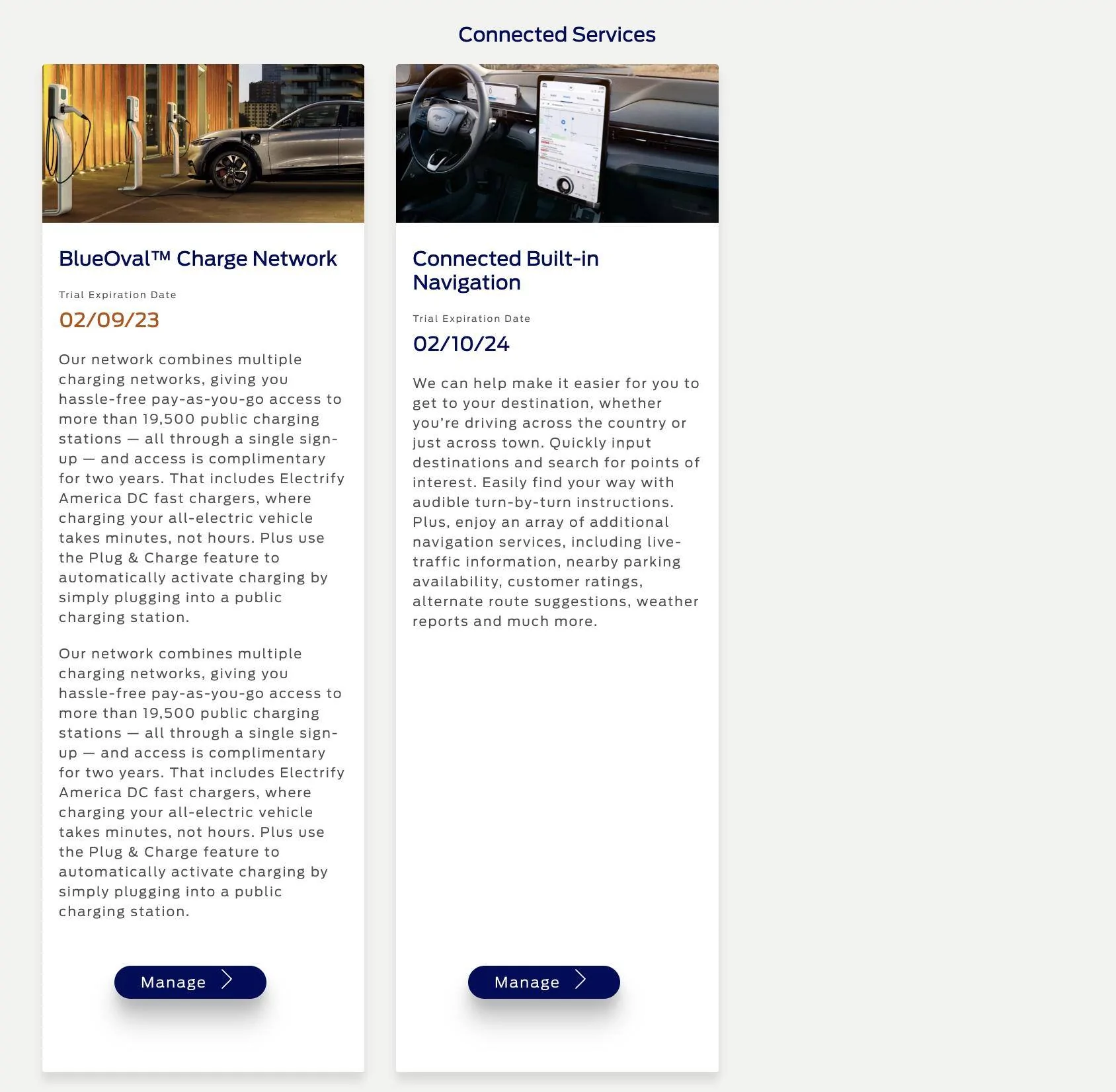 Ford Mustang Mach-E Optional Product Improvement Program 21G01 - BlueCruise Programming Connected Services - no BlueCruise 2022-04-12 at 2.50.22 PM