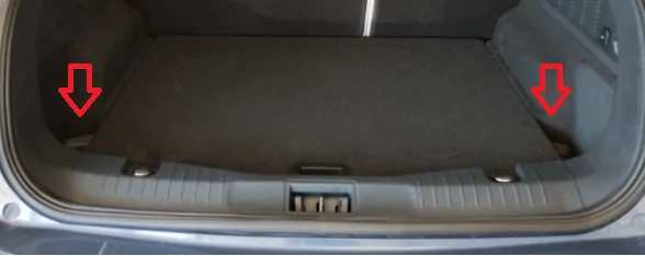 Ford Mustang Mach-E Rear Enclosed Storage Compartments - where, dimensions? 1649882115768