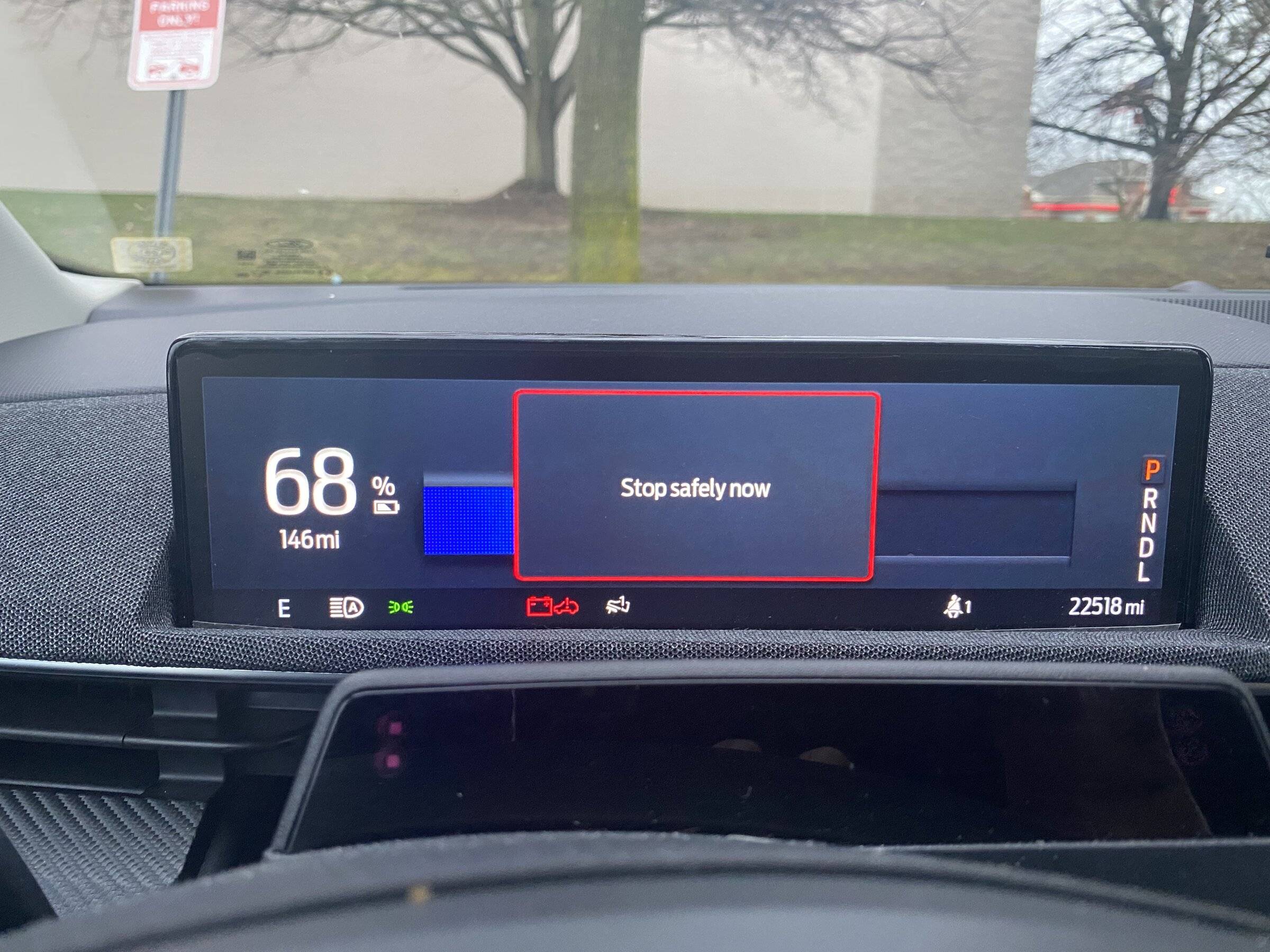 Ford Mustang Mach-E UPDATE (NOT a new battery, not the HVBJB, no one knows...) Second time stranded in less than 2 months: STOP SAFELY NOW CD813534-085C-4BA0-9826-939AF772F665