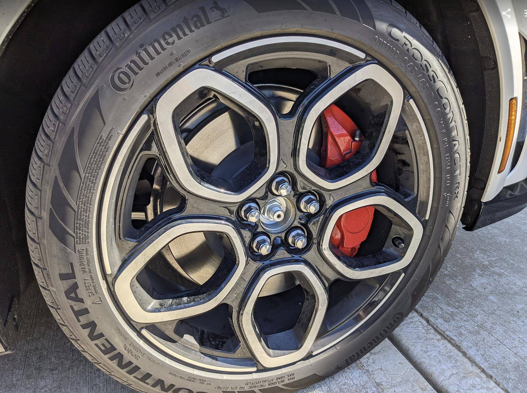 Ford Mustang Mach-E My custom GT wheels aero cover removal + center cap install B953A7C8-97AA-4FB9-85BD-BE93A81FD375