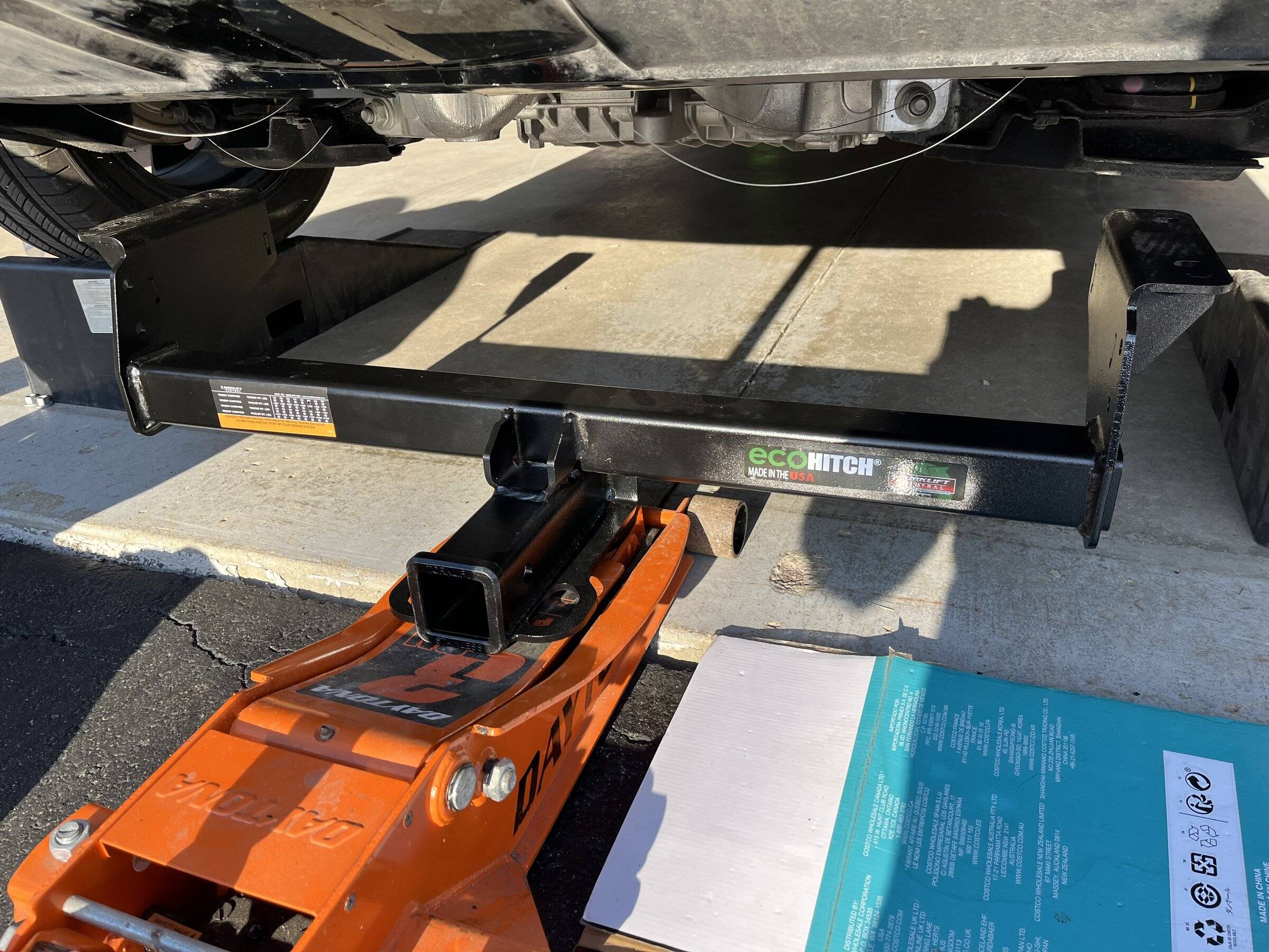 Ford Mustang Mach-E EcoHitch Stainless Hitch Installation - Writeup DIY IMG_0411