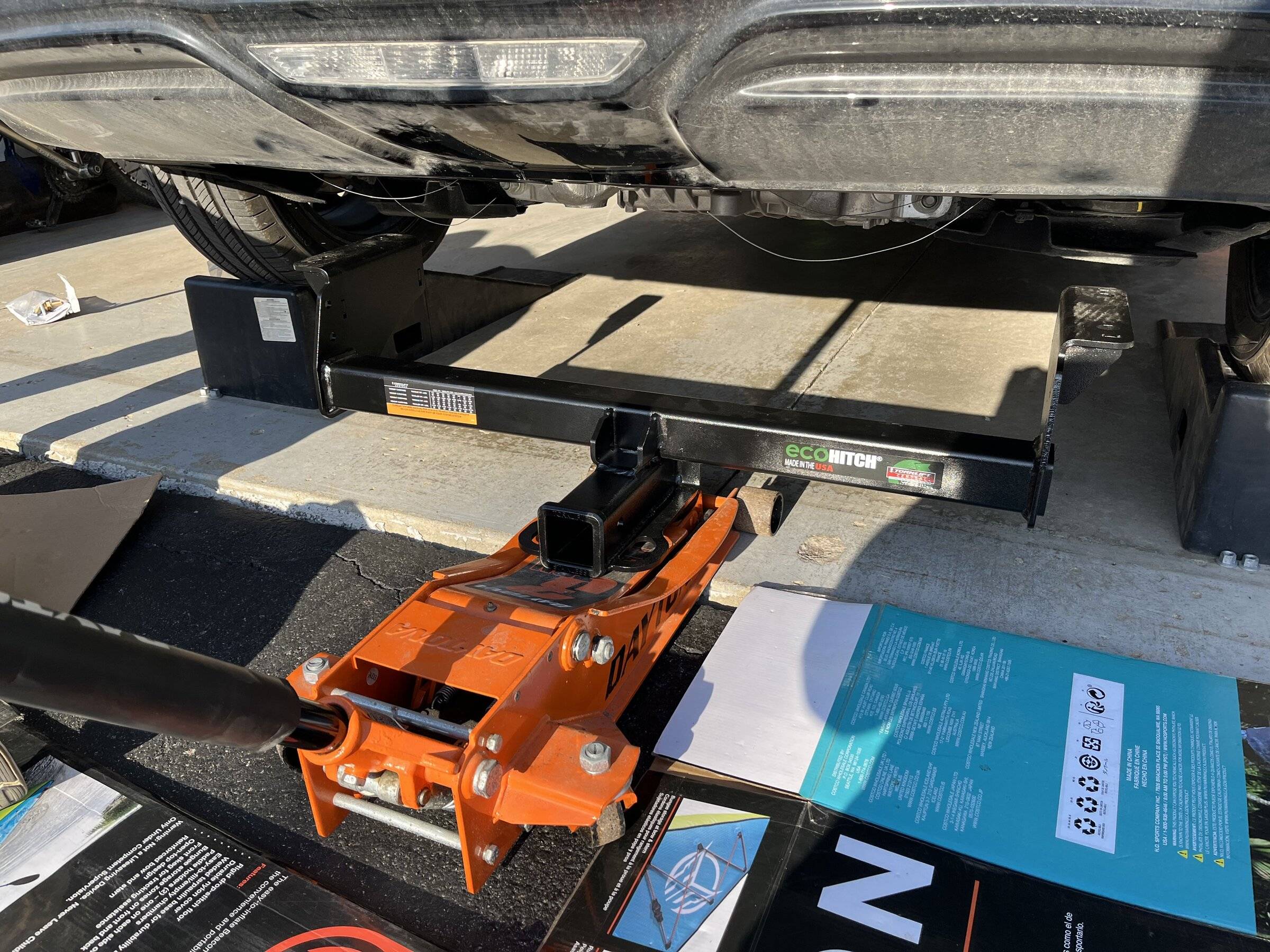 Ford Mustang Mach-E EcoHitch Stainless Hitch Installation - Writeup DIY IMG_0412
