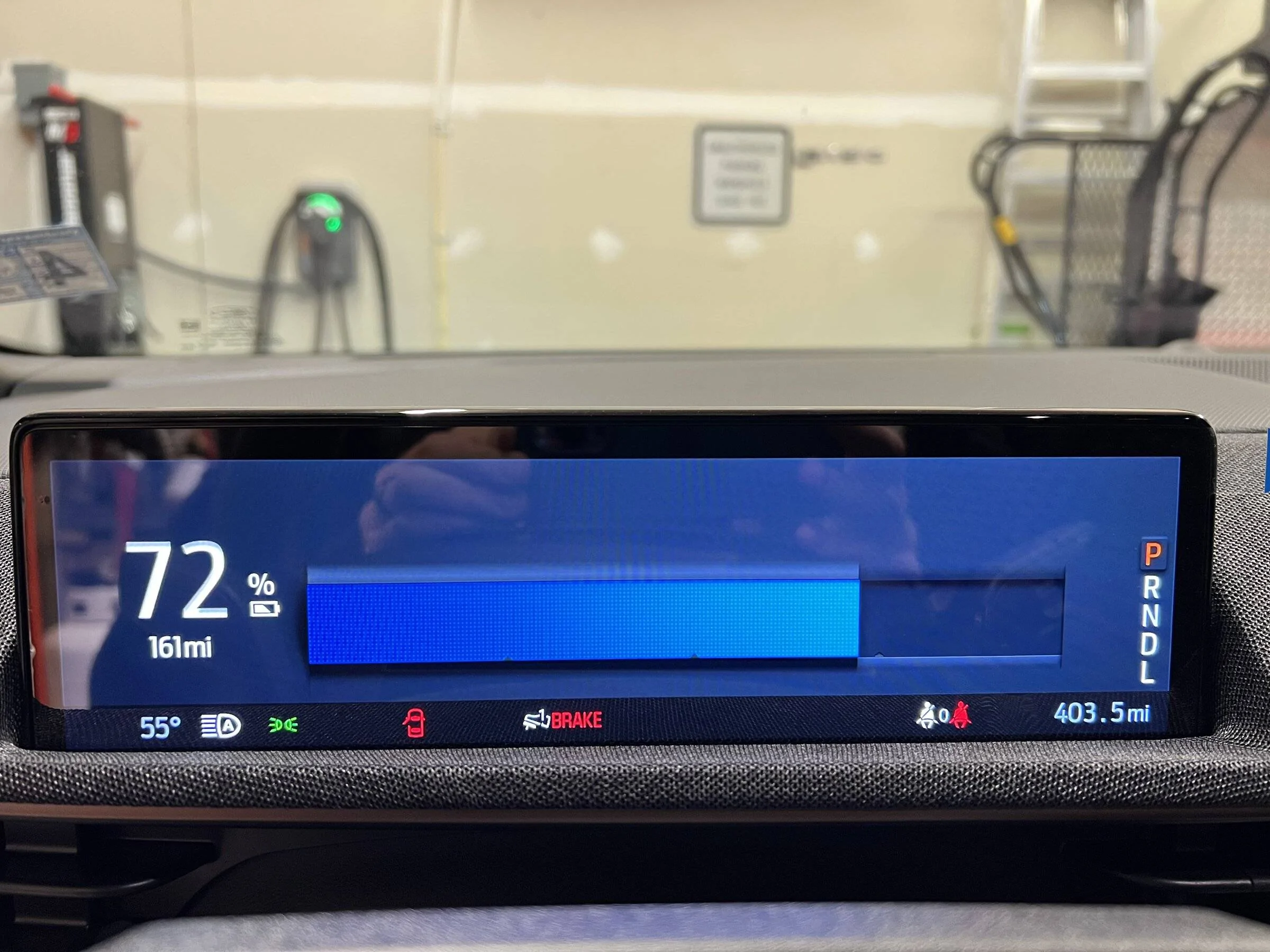 Ford Mustang Mach-E Ambient temperature instead of compass in the instrument cluster? 23BE87F0-CE67-4B98-A11C-DFA6D6E257A2