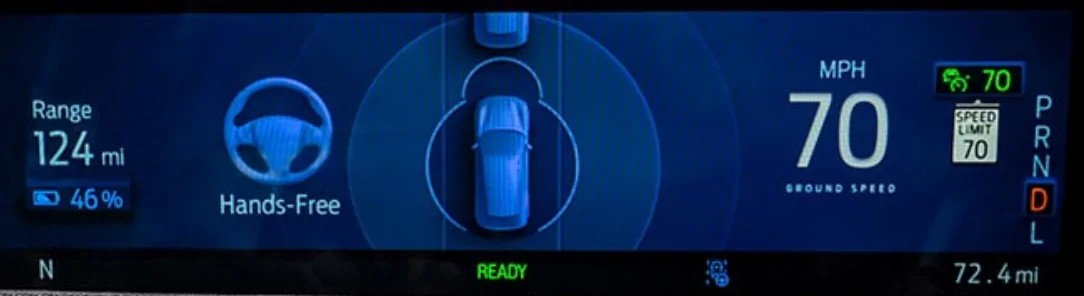 Ford Mustang Mach-E How can I tell if ACC is on? 1650400332137