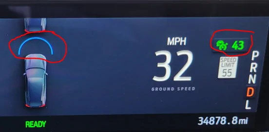 Ford Mustang Mach-E How can I tell if ACC is on? 1650422956239