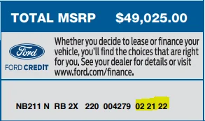 Ford Mustang Mach-E Question re delivery date dealer gave me 1650633177592