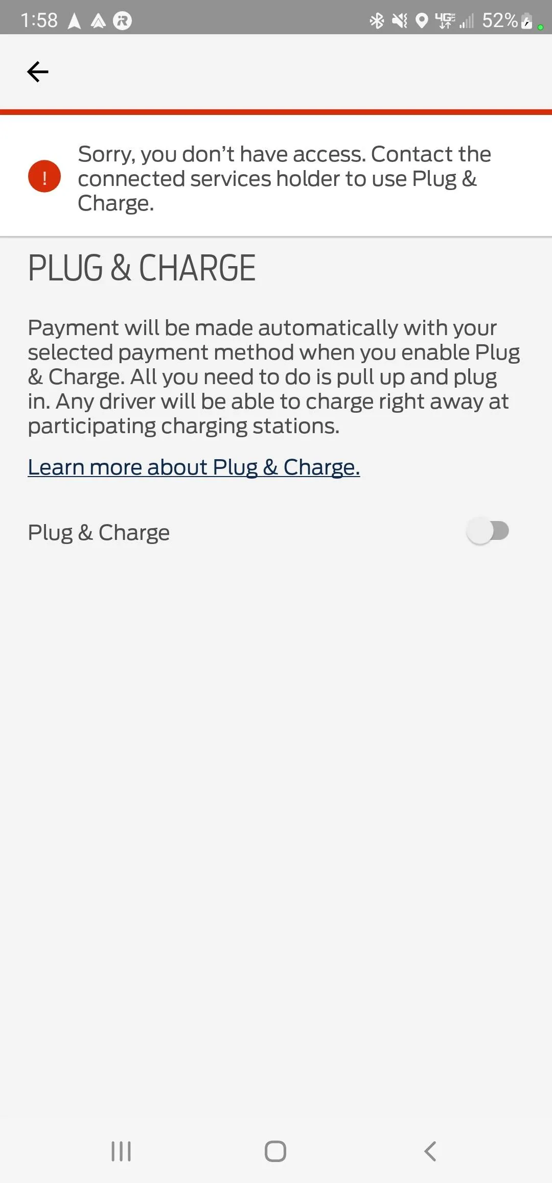 Ford Mustang Mach-E Issue with Plug & Charge Screenshot_20220414-135836_FordPass