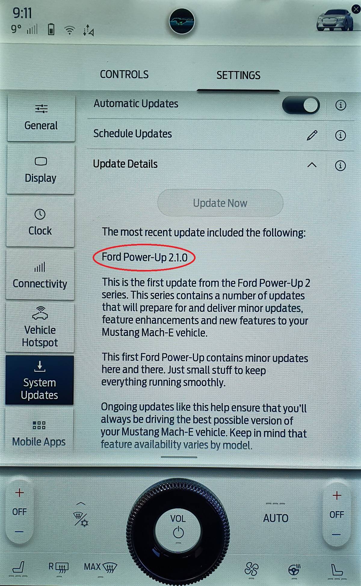Ford Mustang Mach-E Latest  UK Power Up MME_Update01