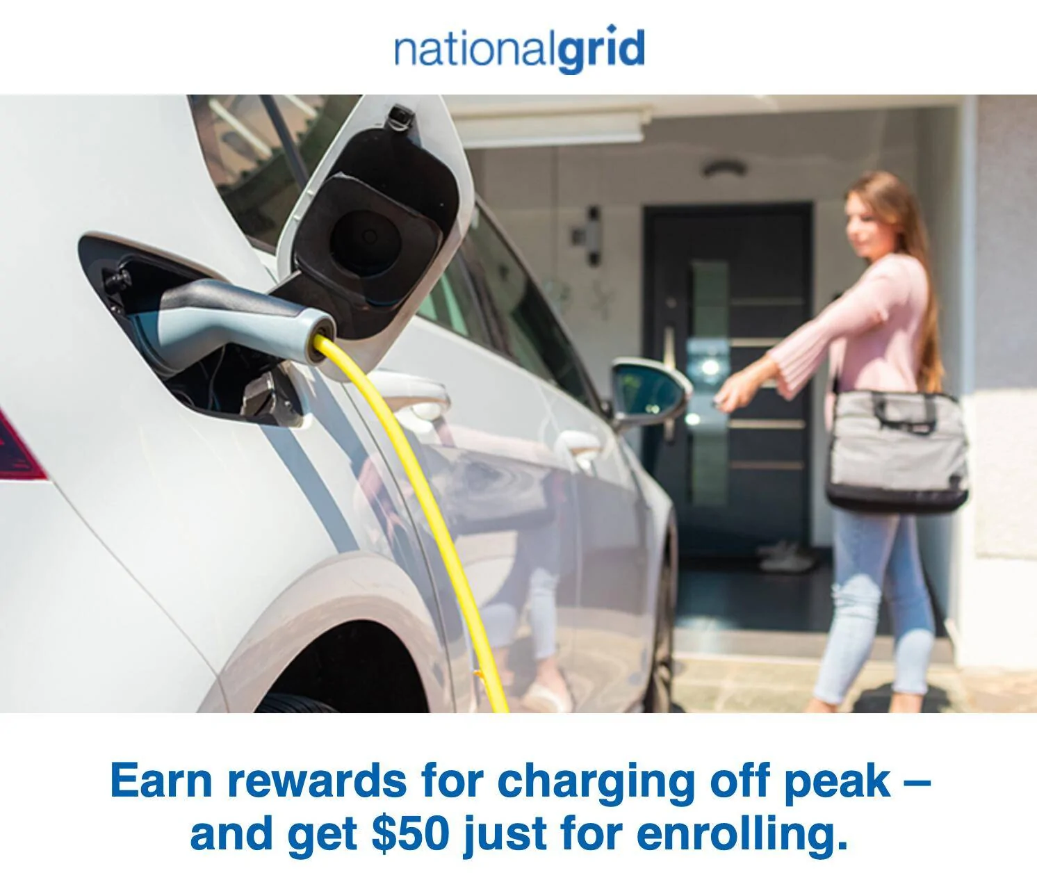 Ford Mustang Mach-E National Grid Massachusetts new Charging Program ngrid