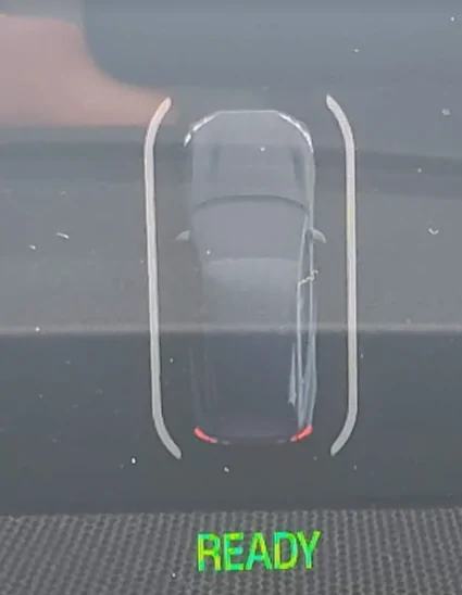 Ford Mustang Mach-E Adaptive cruise control symbols GreyLinesOn the sides