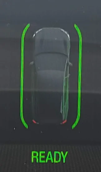 Ford Mustang Mach-E Adaptive cruise control symbols green-lines-on-the-sides-png