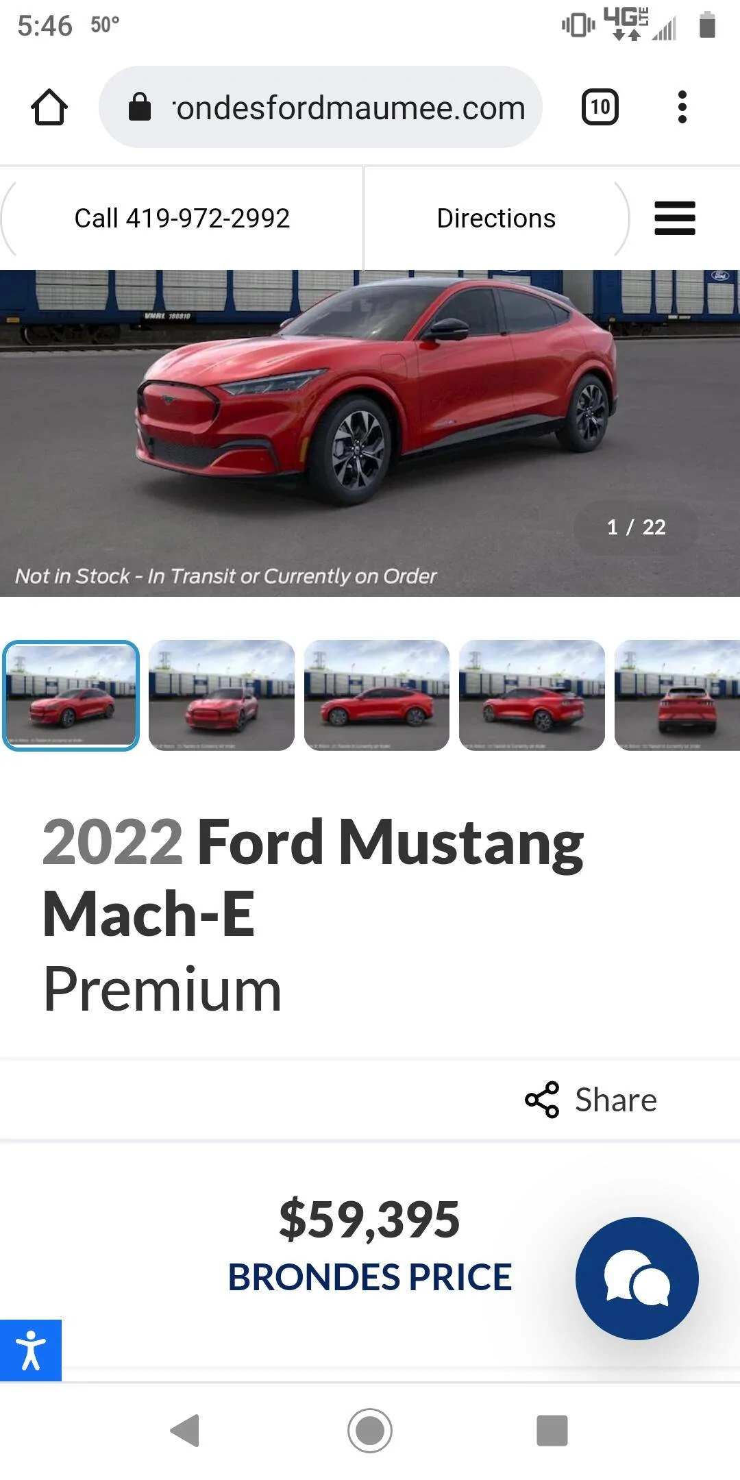Ford Mustang Mach-E Two Mach E's in stock now! Screenshot_20220430-174622