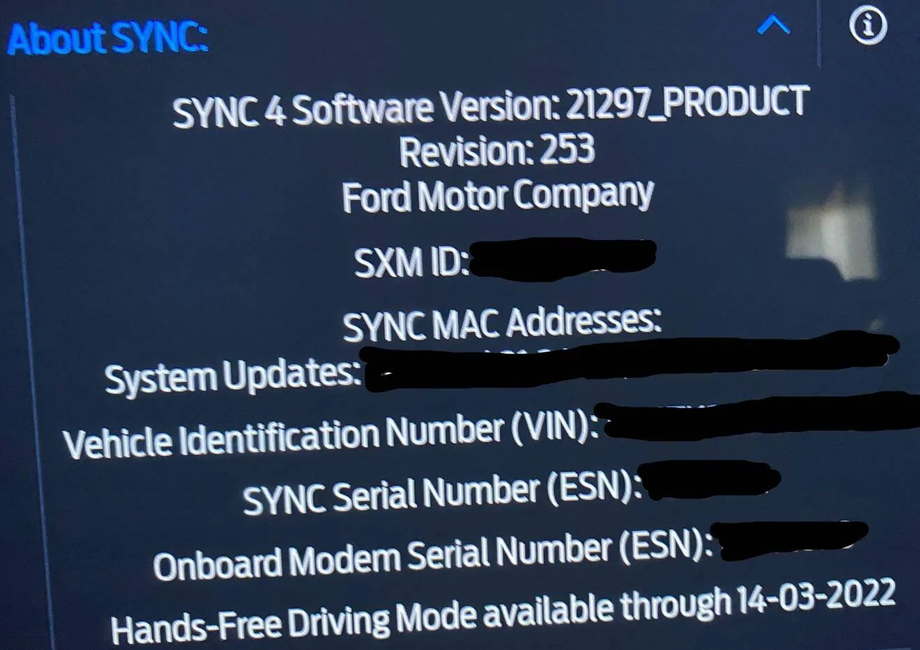 Ford Mustang Mach-E 2022 Premium BlueCruise "SYNC" issue 1651536628827
