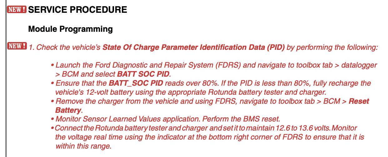 Ford Mustang Mach-E 12v Battery Fault - Service Soon Screen Shot 2022-05-05 at 10.25.26 AM