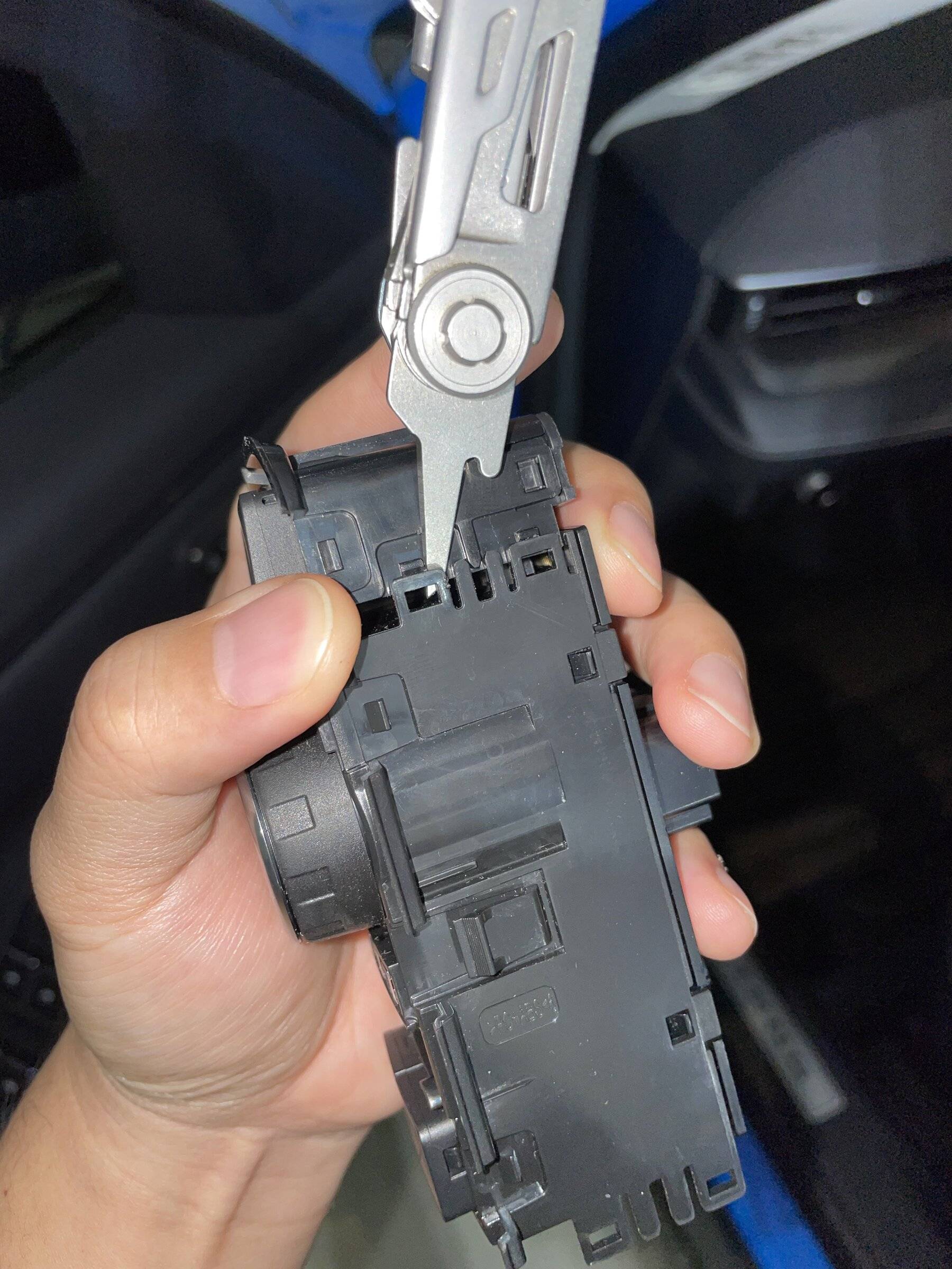 Ford Mustang Mach-E Adding a Physical Interior Liftgate Power Switch IMG_6561