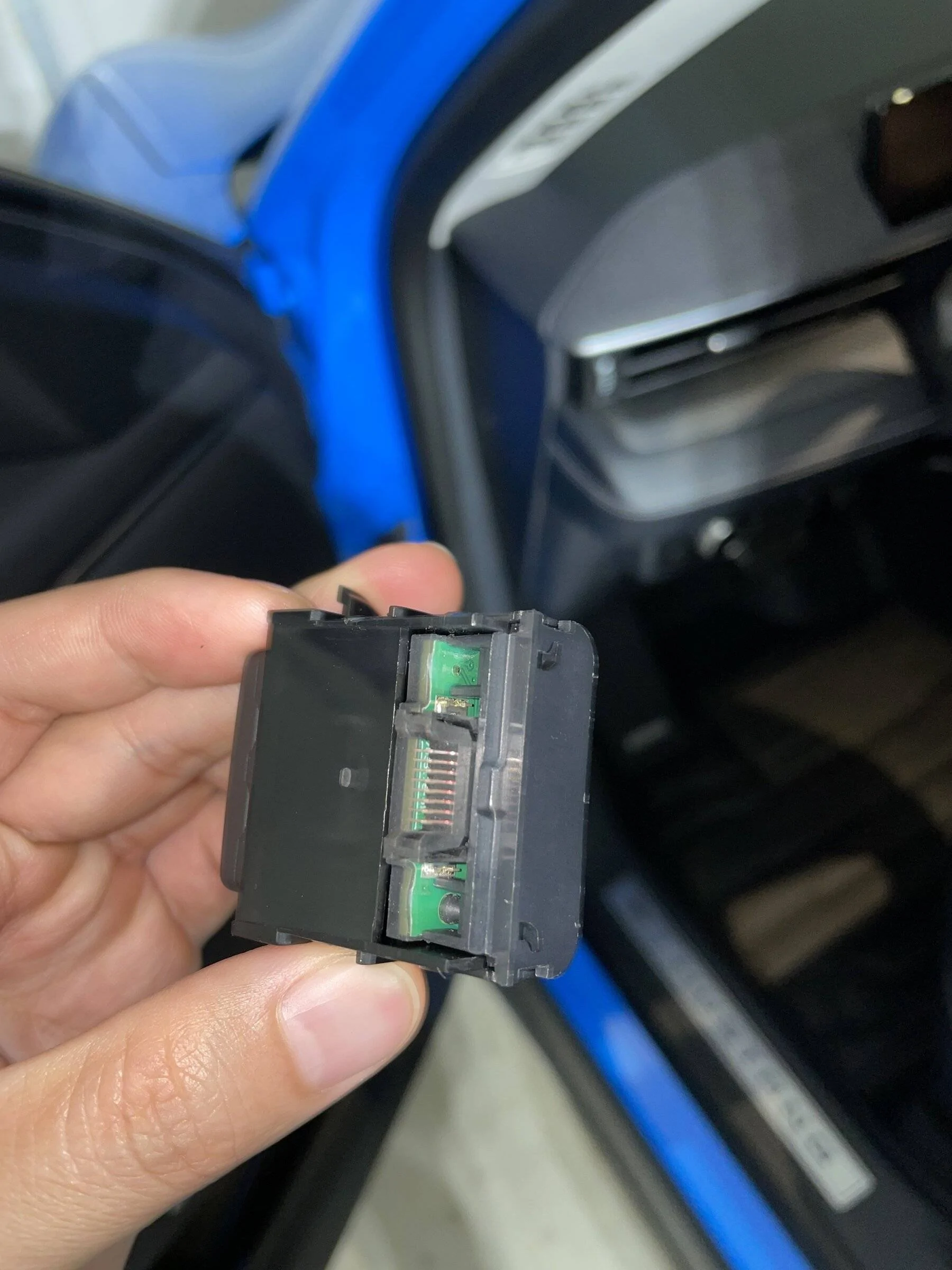 Ford Mustang Mach-E Adding a Physical Interior Liftgate Power Switch IMG_6563