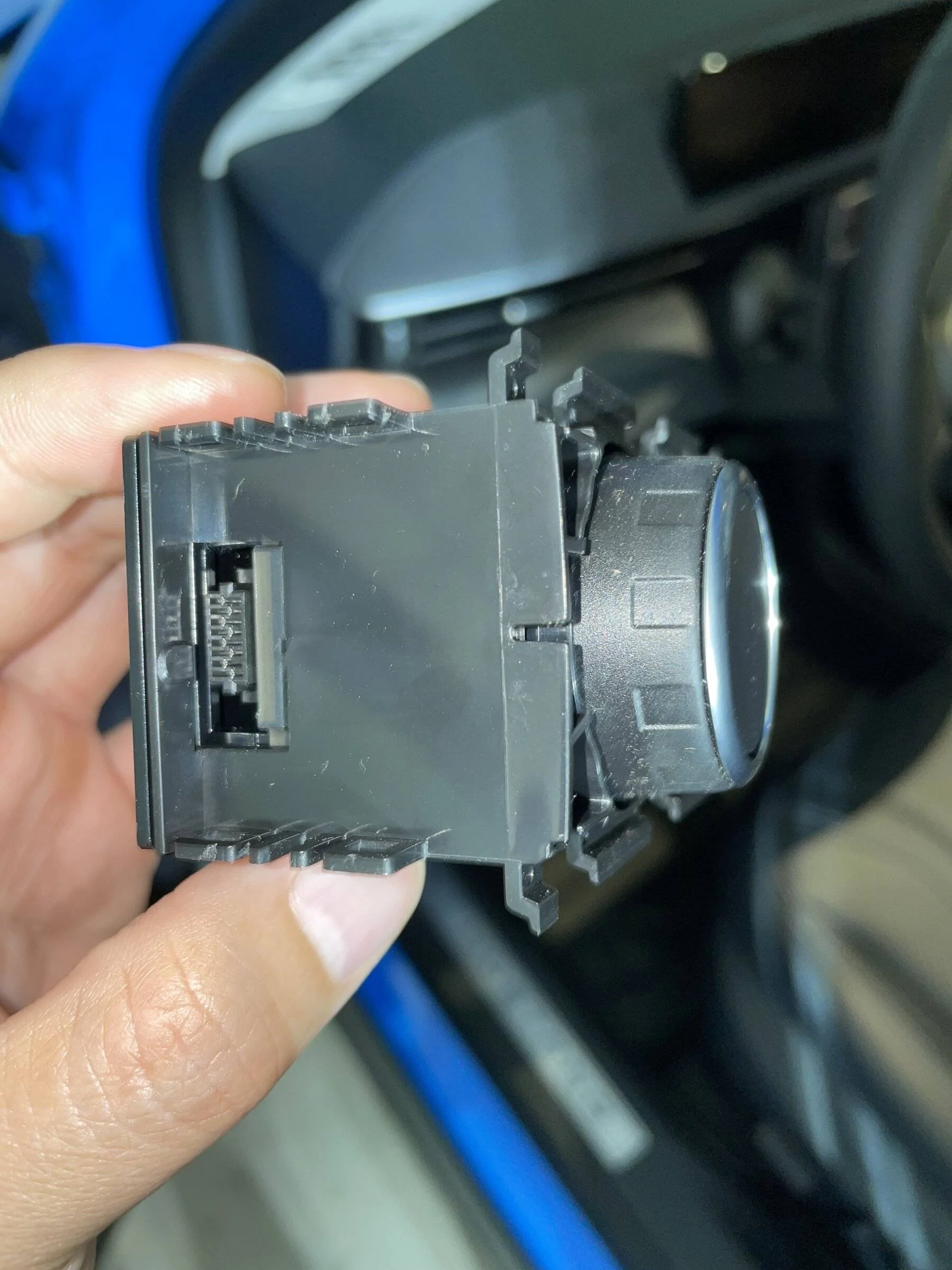 Ford Mustang Mach-E Adding a Physical Interior Liftgate Power Switch IMG_6564