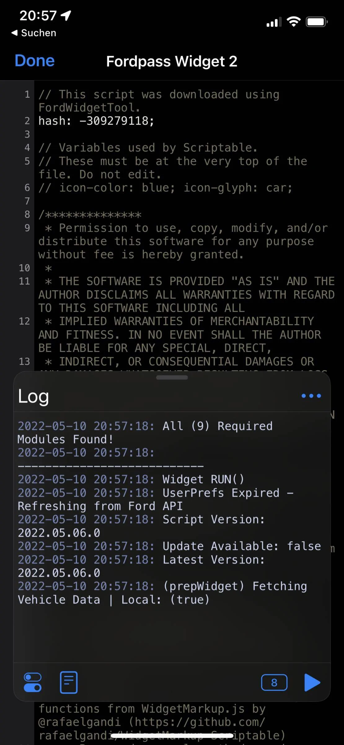 Ford Mustang Mach-E FordPass - Scriptable Widget V2022.XX (iOS, iPad, MacOS) 60B289CD-BA68-4E36-B35B-4DE2E4CD5ADA