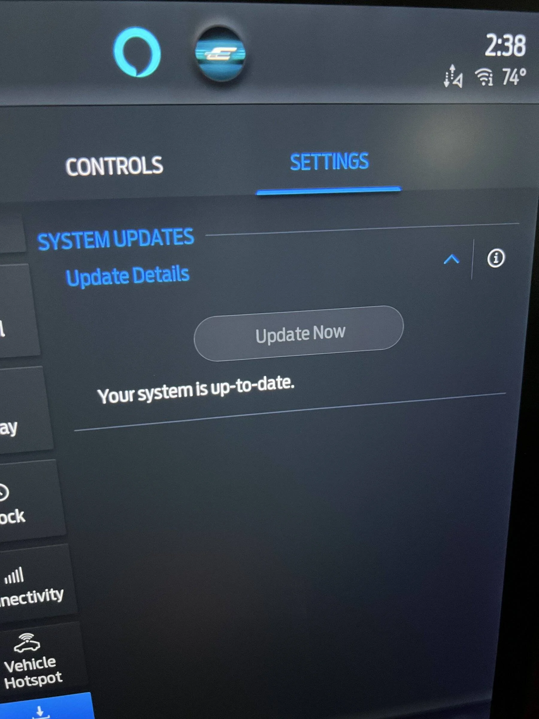 Ford Mustang Mach-E System update Settings B855C21C-8A7B-4362-A781-168101CA4A32