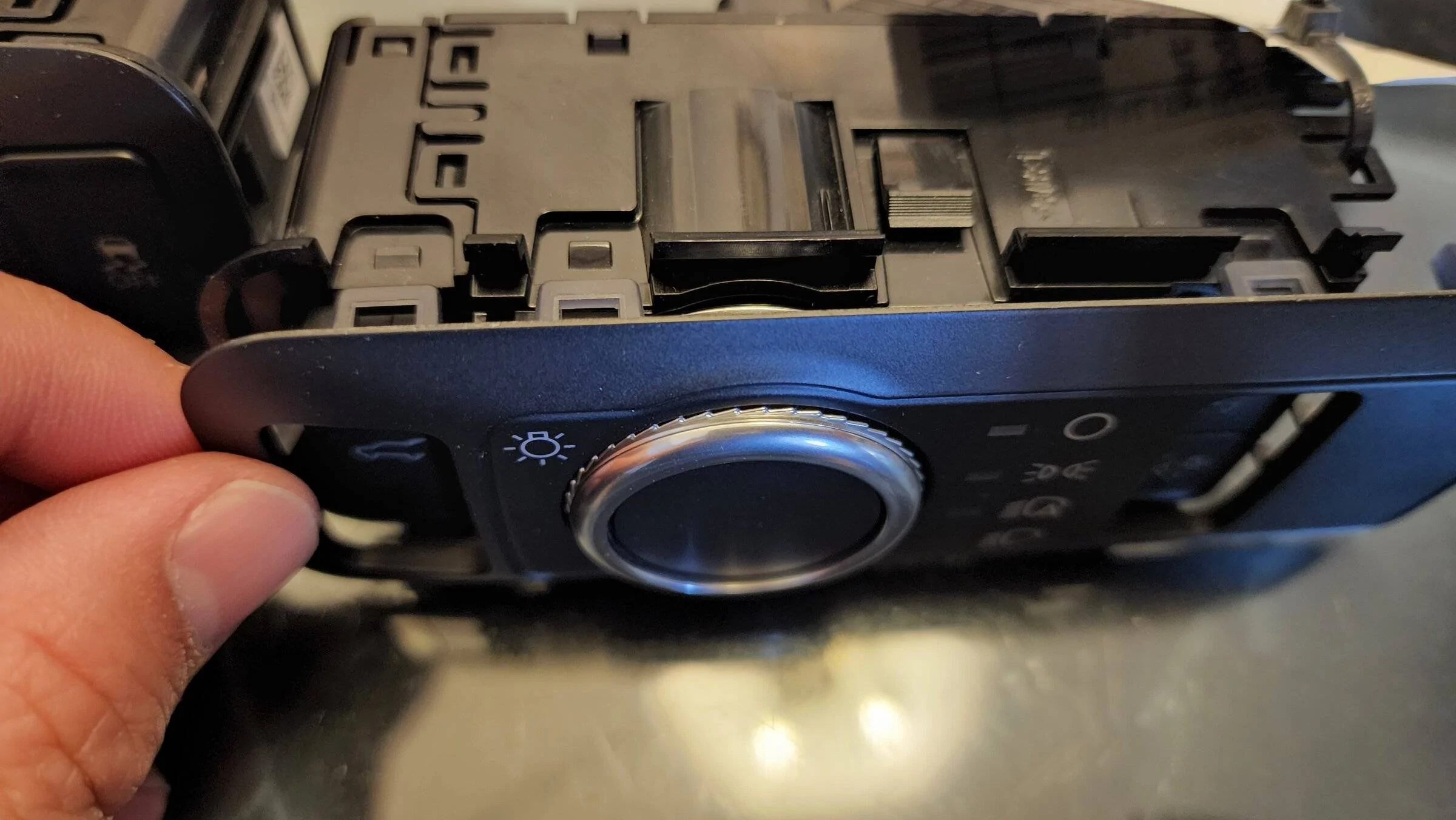 Ford Mustang Mach-E Adding a Physical Interior Liftgate Power Switch 20220515_115330