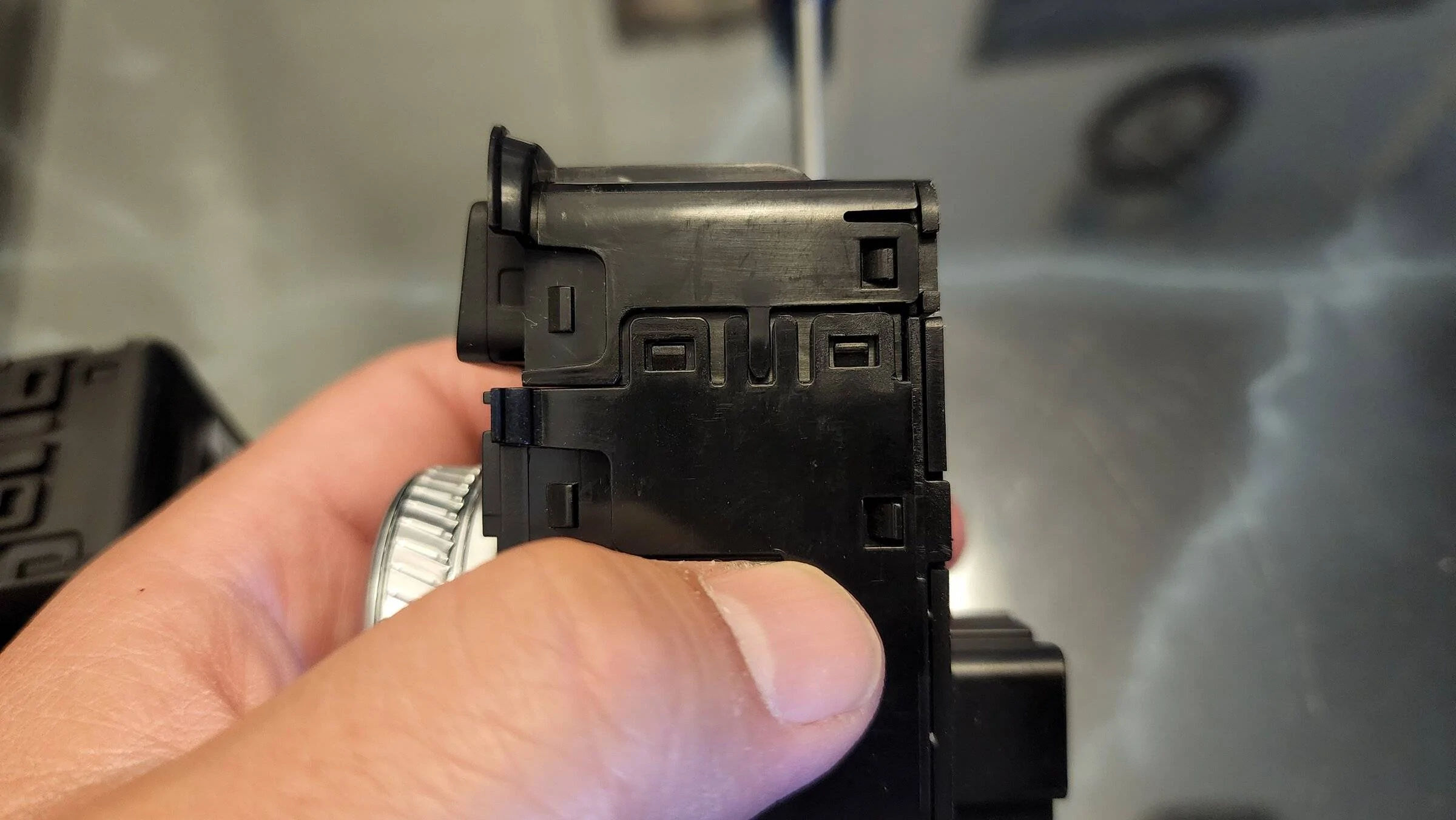 Ford Mustang Mach-E Adding a Physical Interior Liftgate Power Switch 20220515_115342