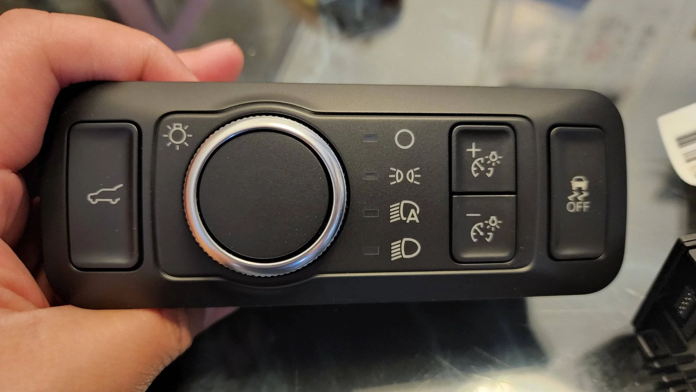 Ford Mustang Mach-E Adding a Physical Interior Liftgate Power Switch 20220515_115647