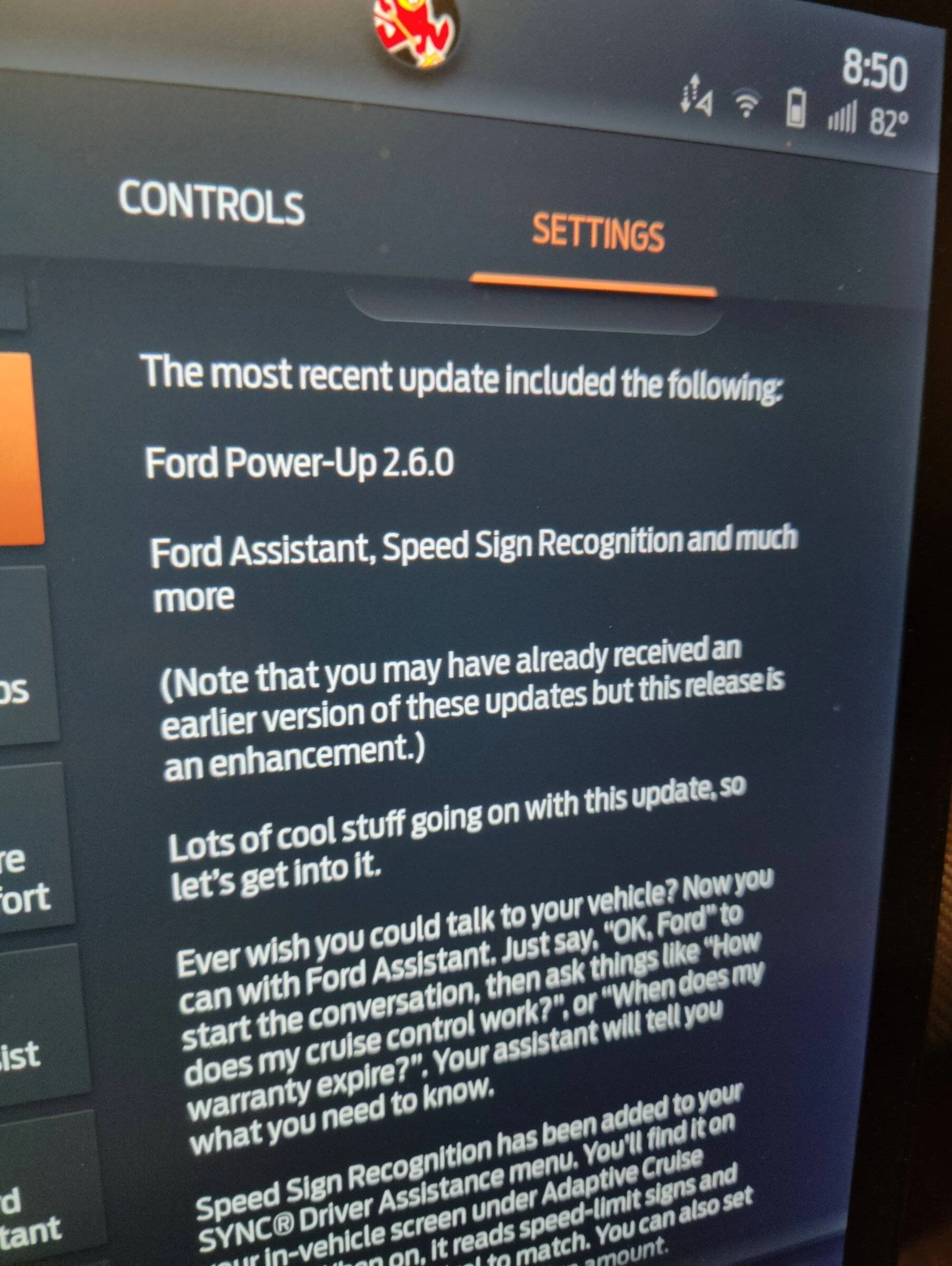 Ford Mustang Mach-E OTA Powerup Software 2.6.0. First update in a while. IMG20220516205005