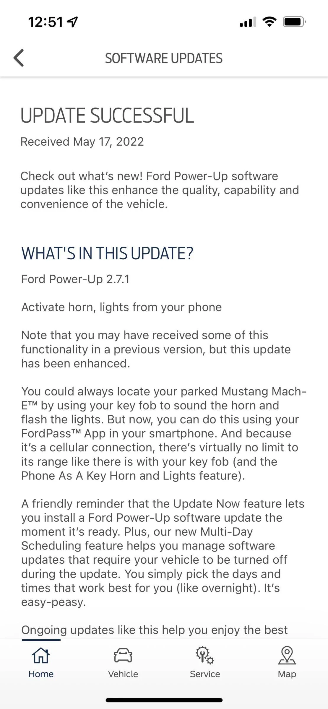 Ford Mustang Mach-E OTA Powerup Software 2.6.0. First update in a while. C248B2CE-379C-403E-AB73-172FDDDE5ABD