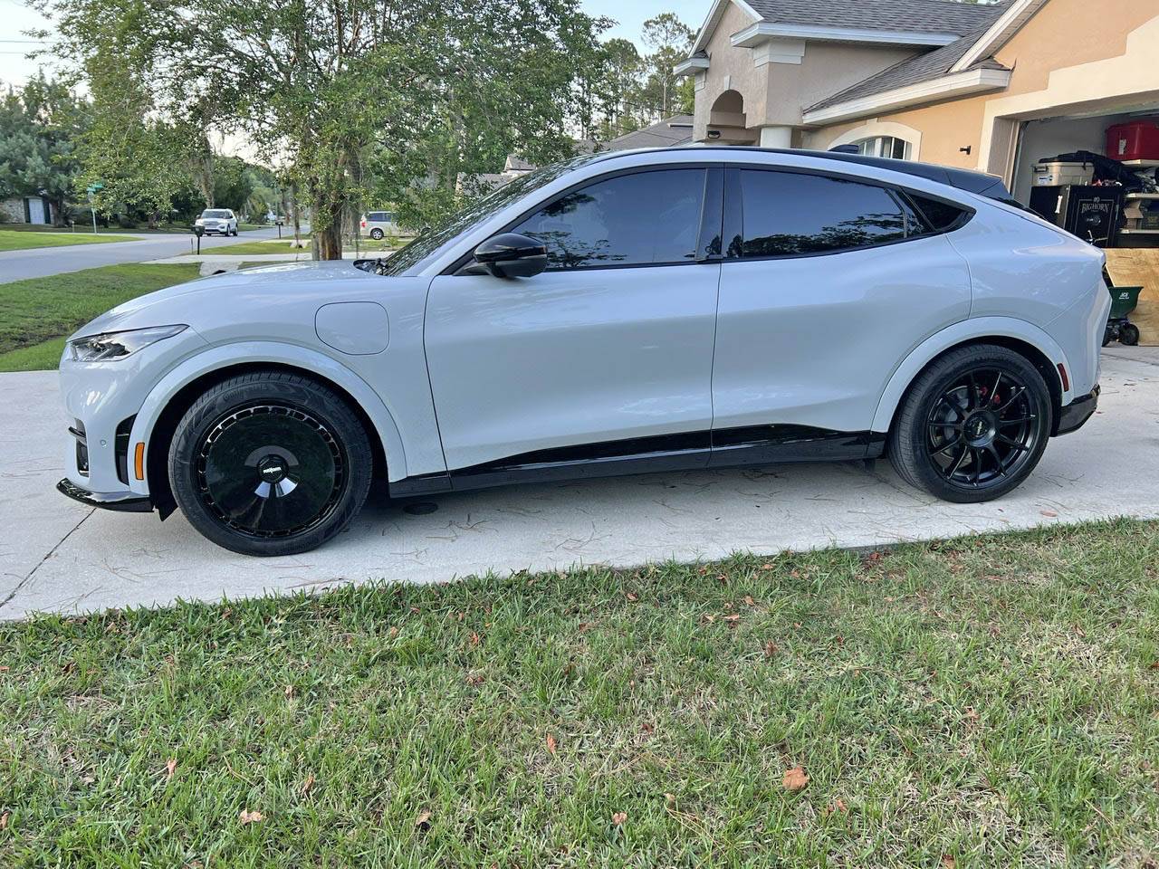 Ford Mustang Mach-E Rotiform Wheels and Aerodisc Covers Installed 9234DB29-C280-4BE6-9D20-18305848098C