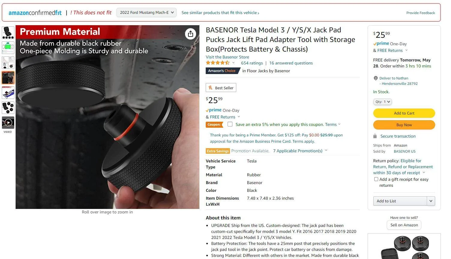 Ford Mustang Mach-E Jack Pads for the Mach E? 1653674380901
