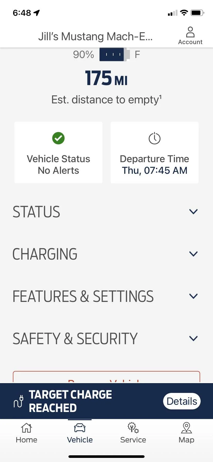 Ford Mustang Mach-E Ford Pass issue with departure time 301E65B2-729A-49A9-9D6E-439ED10FAAA0_1_102_o