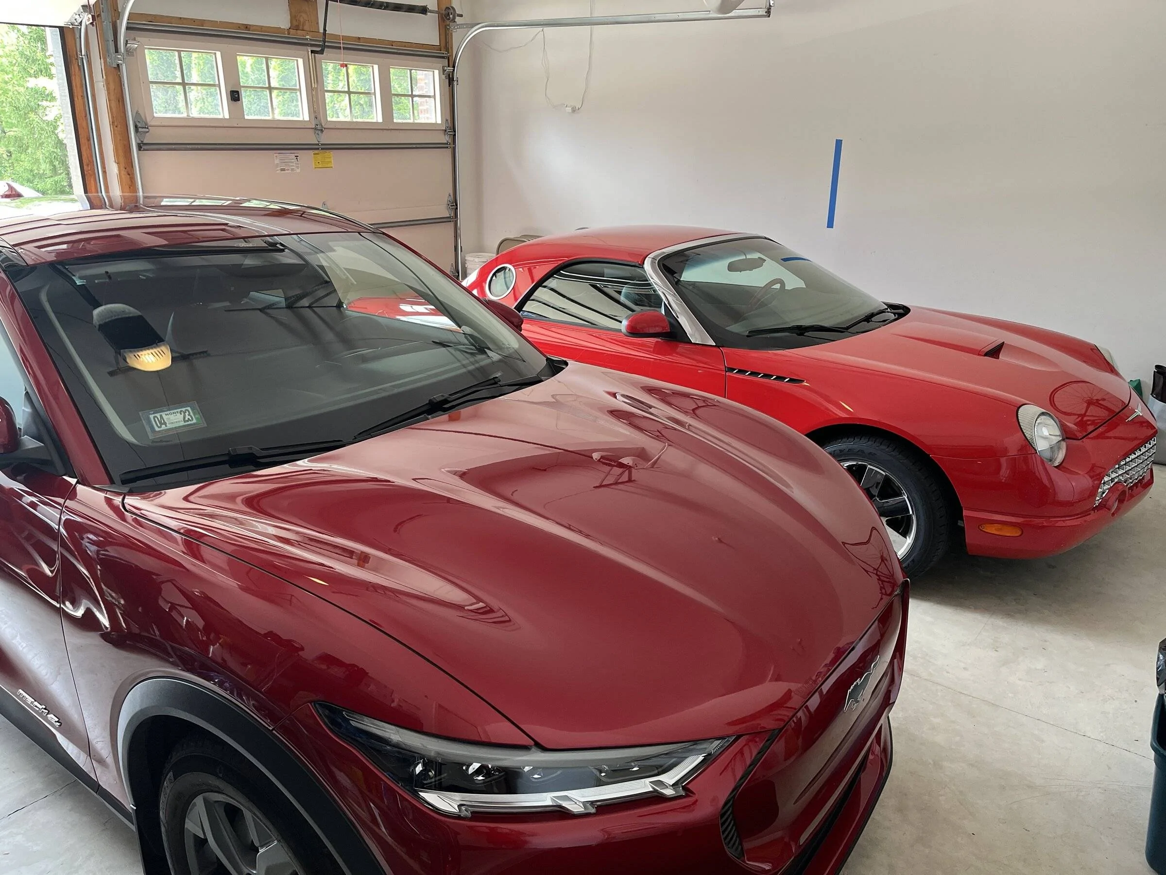 Ford Mustang Mach-E Red Mach-E vs Red Thunderbird 2D290220-79DB-4293-930B-CFCBC430BD79