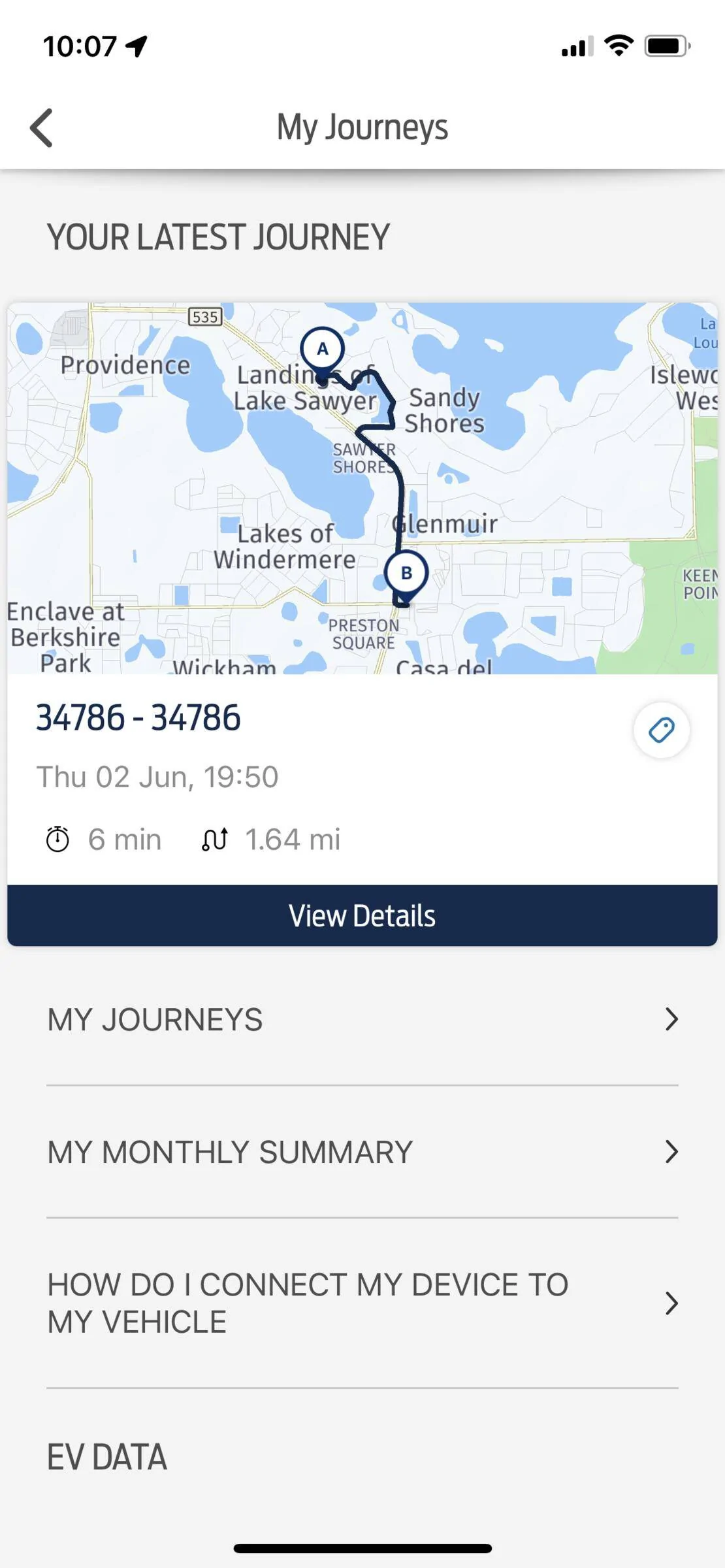 Ford Mustang Mach-E Journeys feature now missing on Ford Pass app. journey