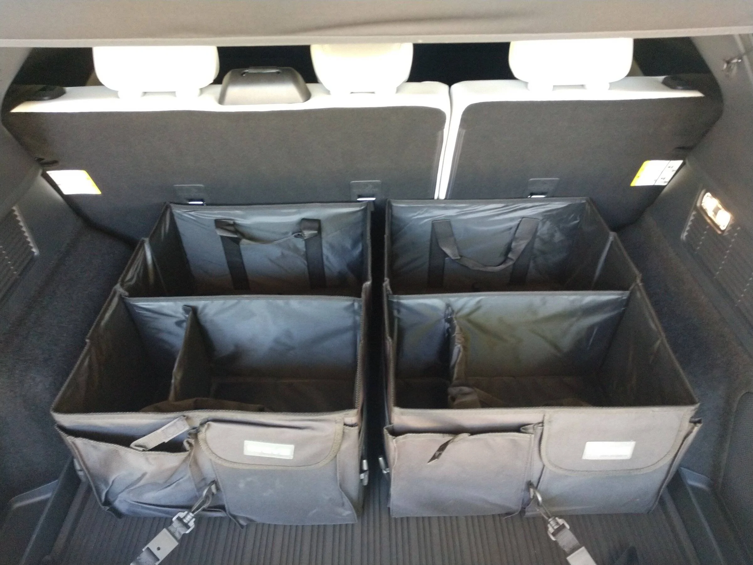 Ford Mustang Mach-E Collapsible storage unit for hatch space. IMG_20220607_173043218