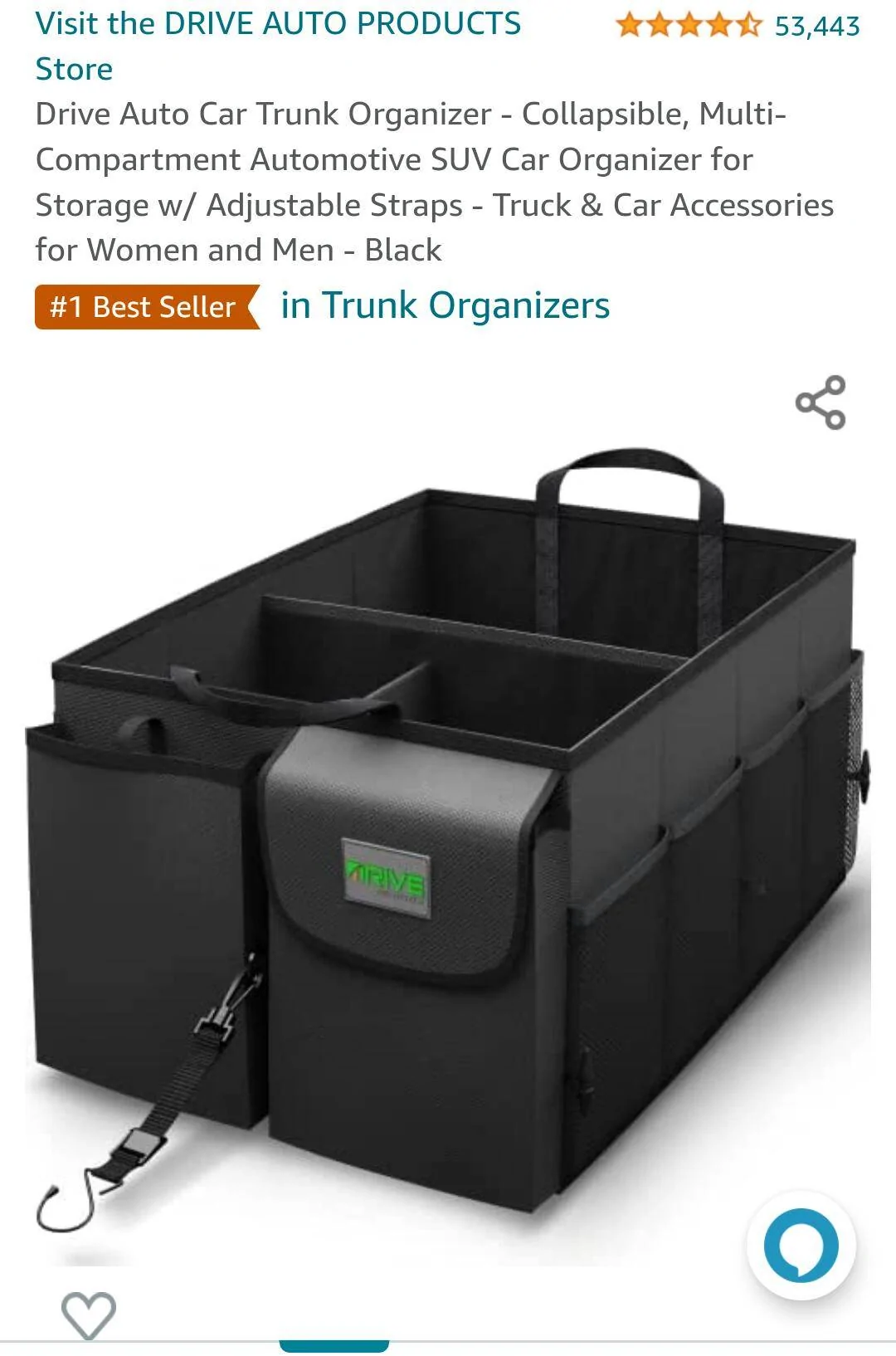 Ford Mustang Mach-E Collapsible storage unit for hatch space. Screenshot_20220607-173500~2