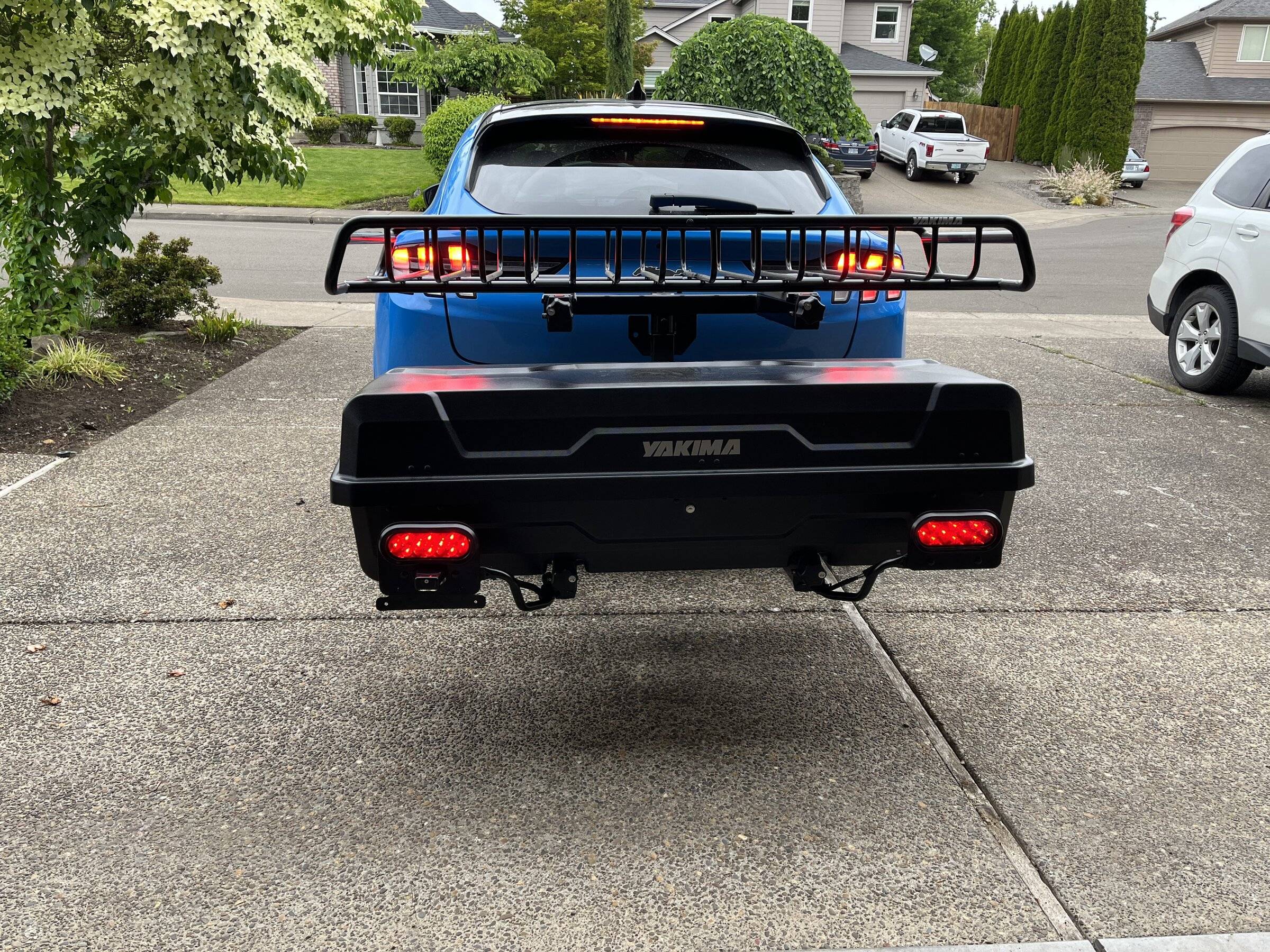 Ford Mustang Mach-E Yakima EXO Cargo/Bike Carrier System setup E4CD9D94-28B0-4088-9714-E72CFA88A3B1