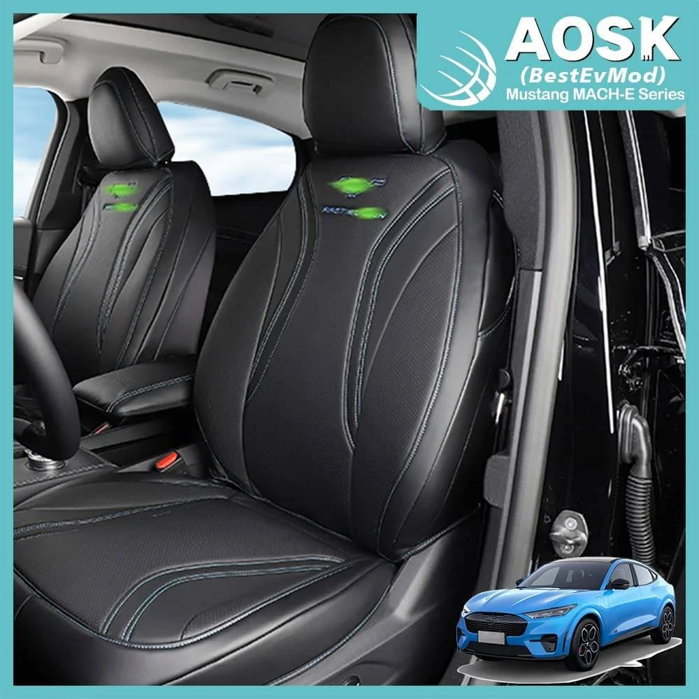 Ford Mustang Mach-E Seat Cover, Microfiber PU leather. 61Fuisi2A2L._AC_SL1000_