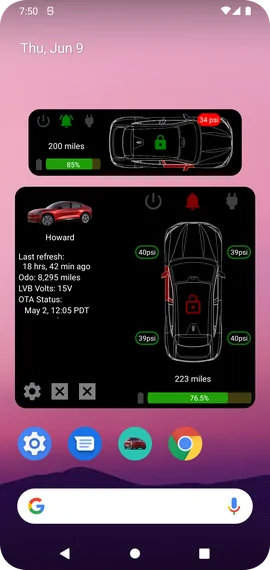 Ford Mustang Mach-E Android Widget for Mach-E [Less Complex] full
