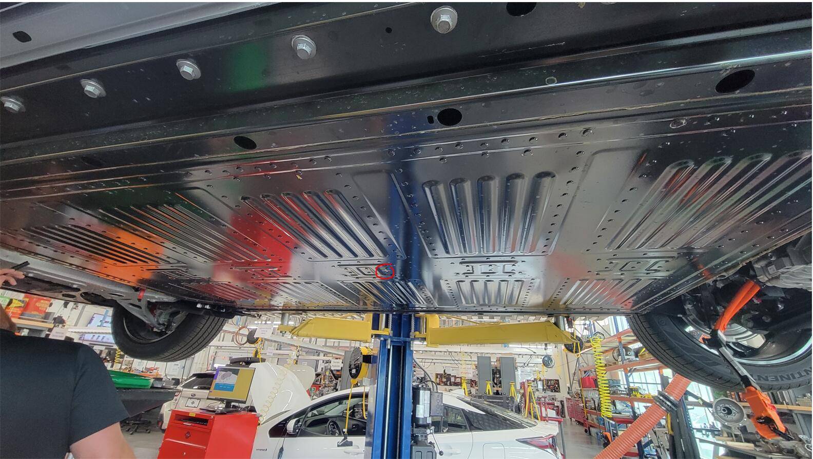 Ford Mustang Mach-E HV Battery Removal From Mustang Mach E GT - Pics & Process (From Weber State University Training Boot Camp) 1654960729273
