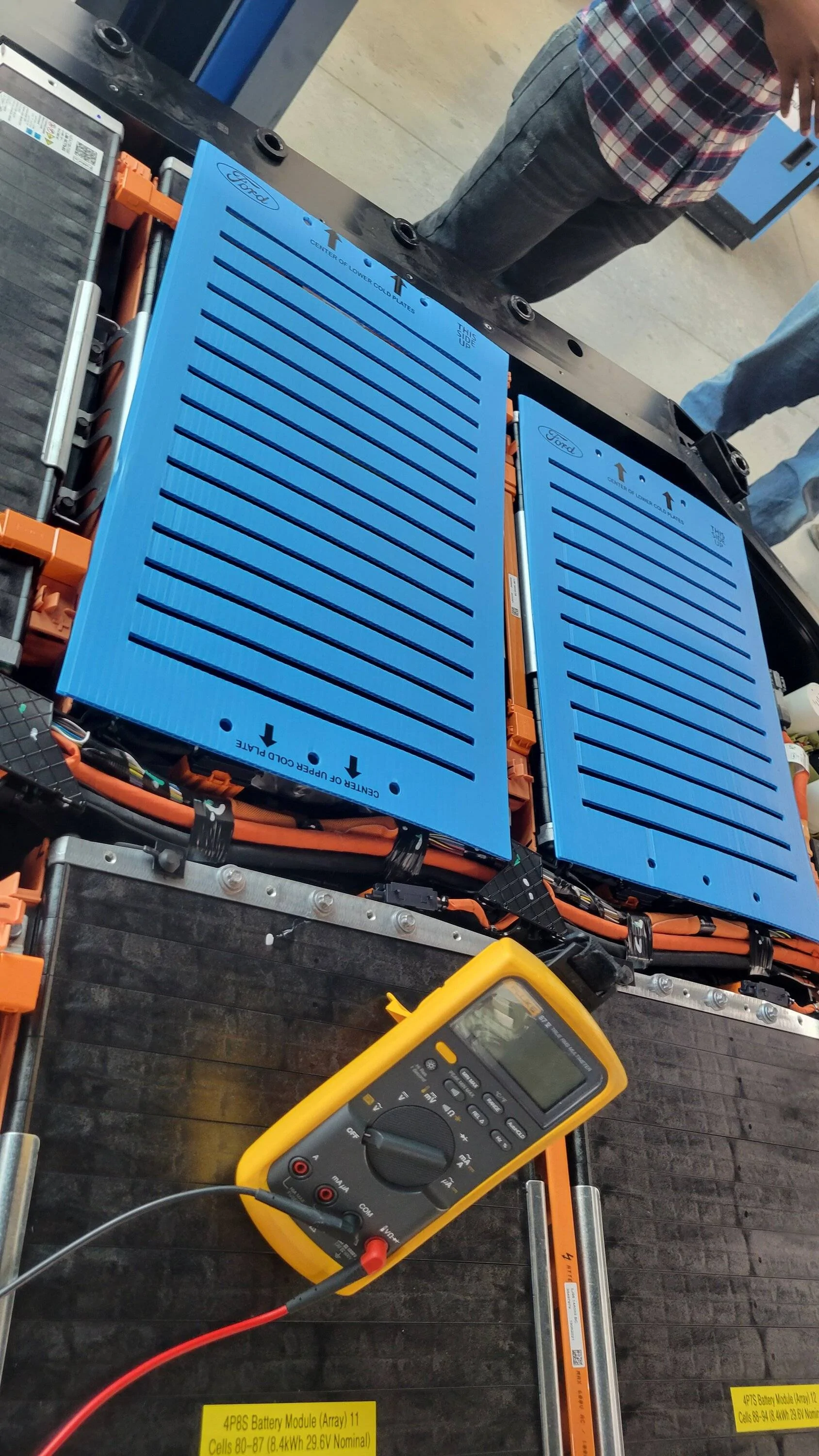 Ford Mustang Mach-E HV Battery Removal From Mustang Mach E GT - Pics & Process (From Weber State University Training Boot Camp) 20220608_140955